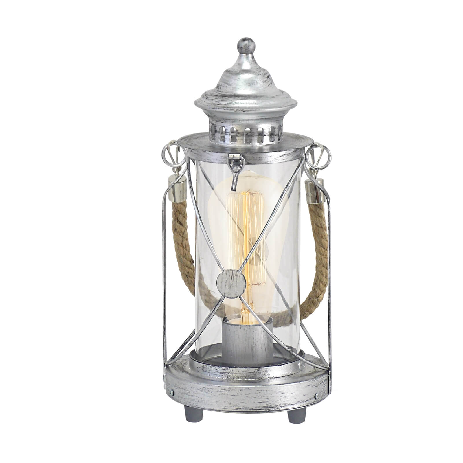 Eglo Bradford Table Lamp - Antique Silver