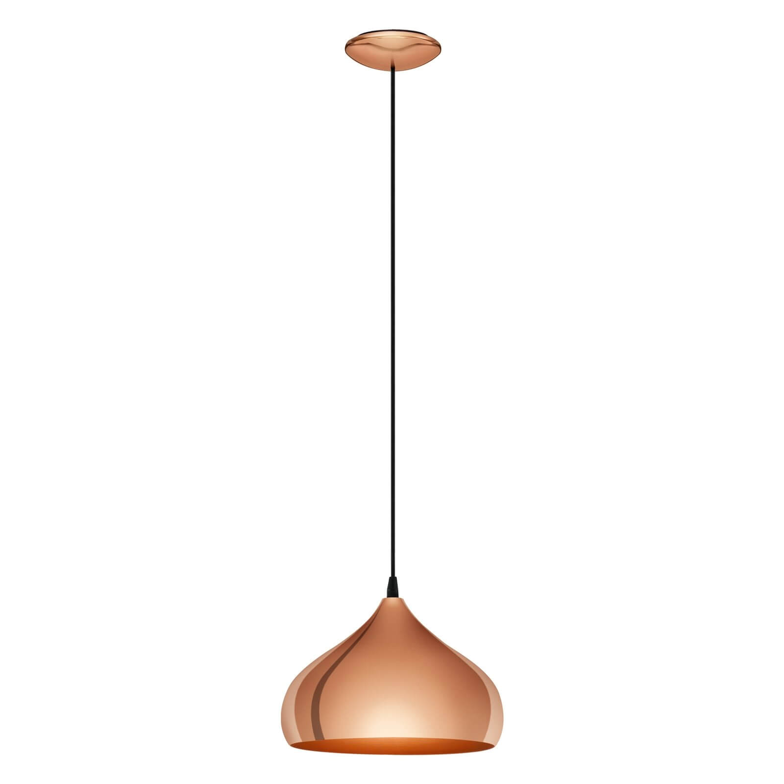 Eglo Hapton Pendant Ceiling Light - Copper