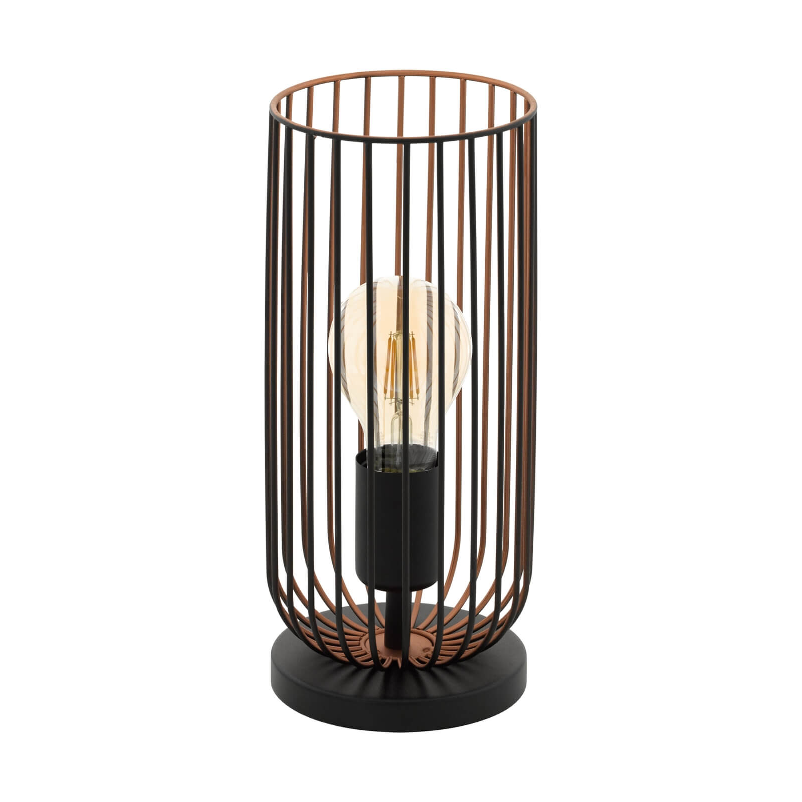 Eglo Roccamena Table Lamp - Black & Copper