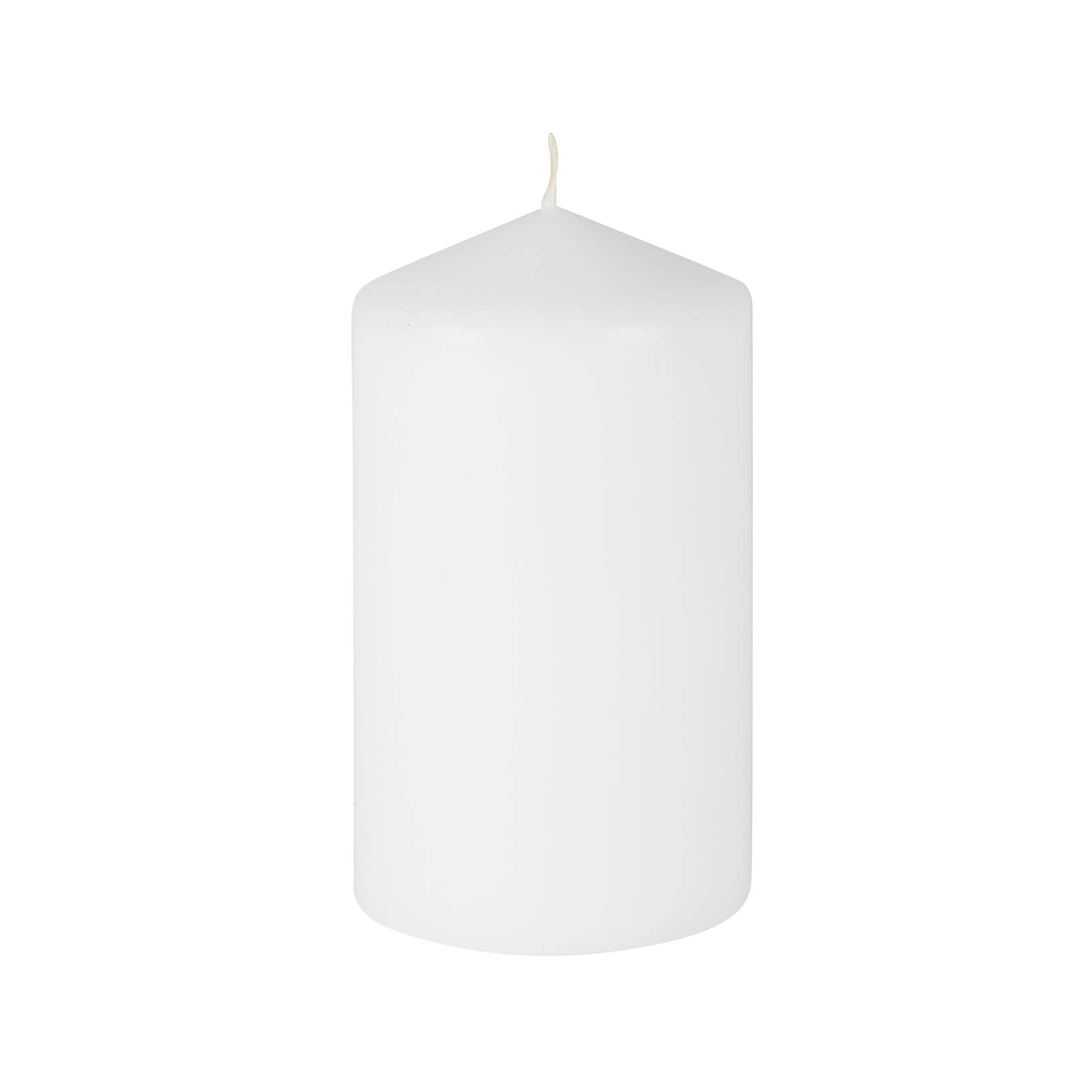 Medium Pillar Candle - White
