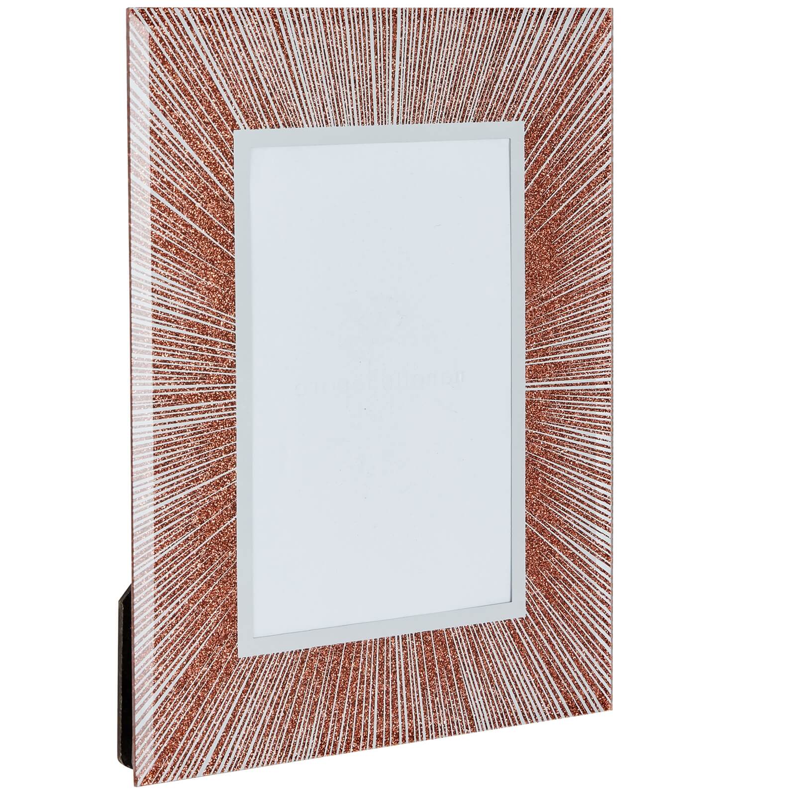 Glitter Picture Frame 6 x 4 - Copper
