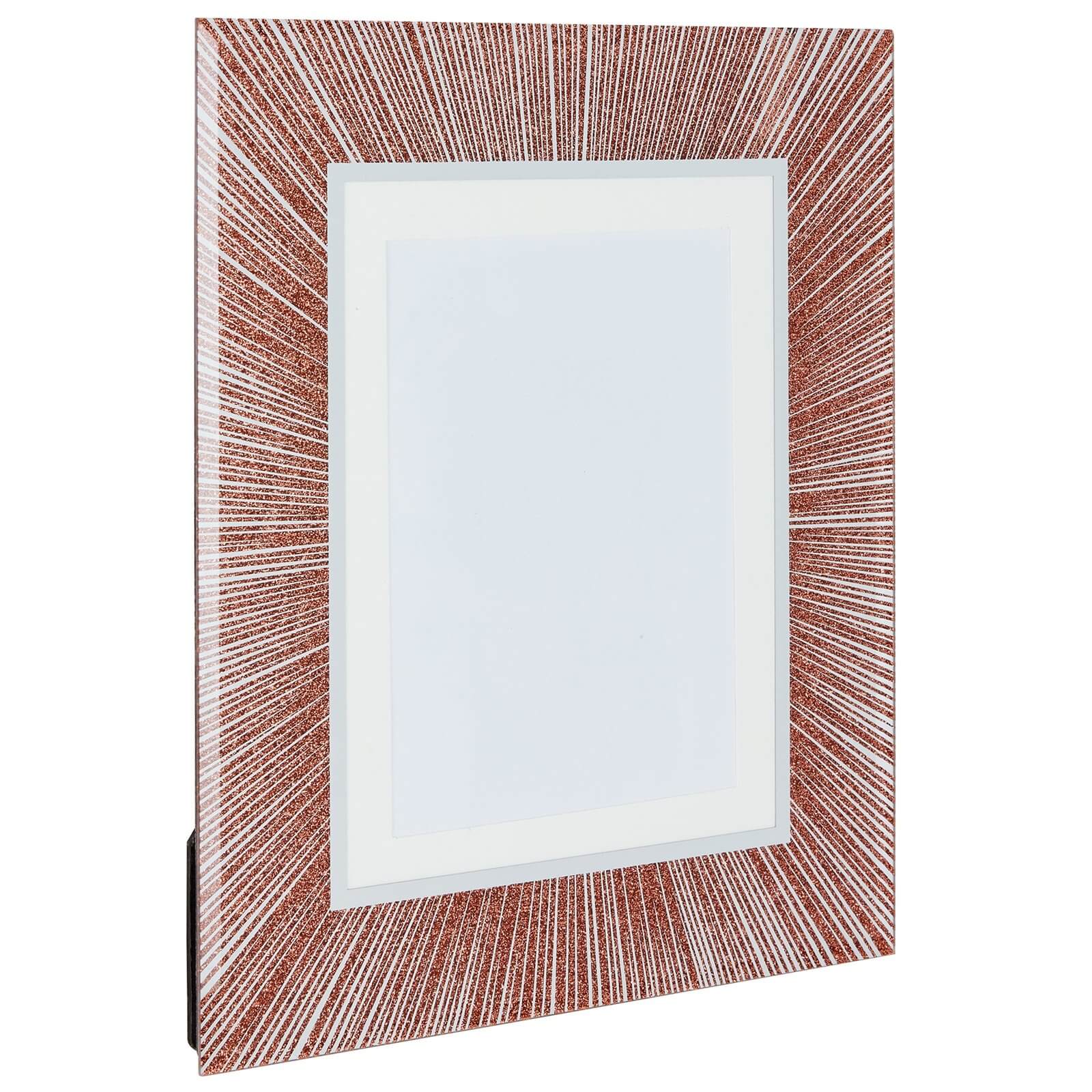 Glitter Picture Frame 7 x 5 - Copper