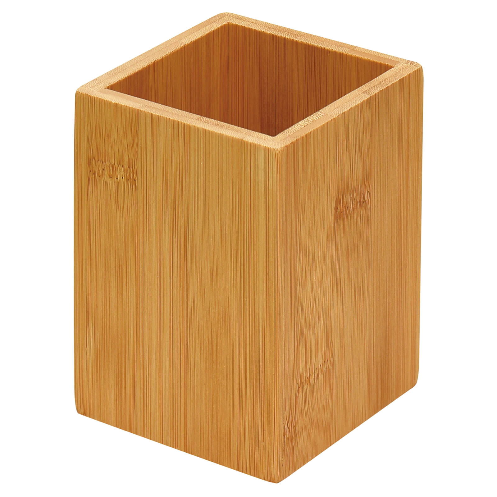 Square Bamboo Storage Pot