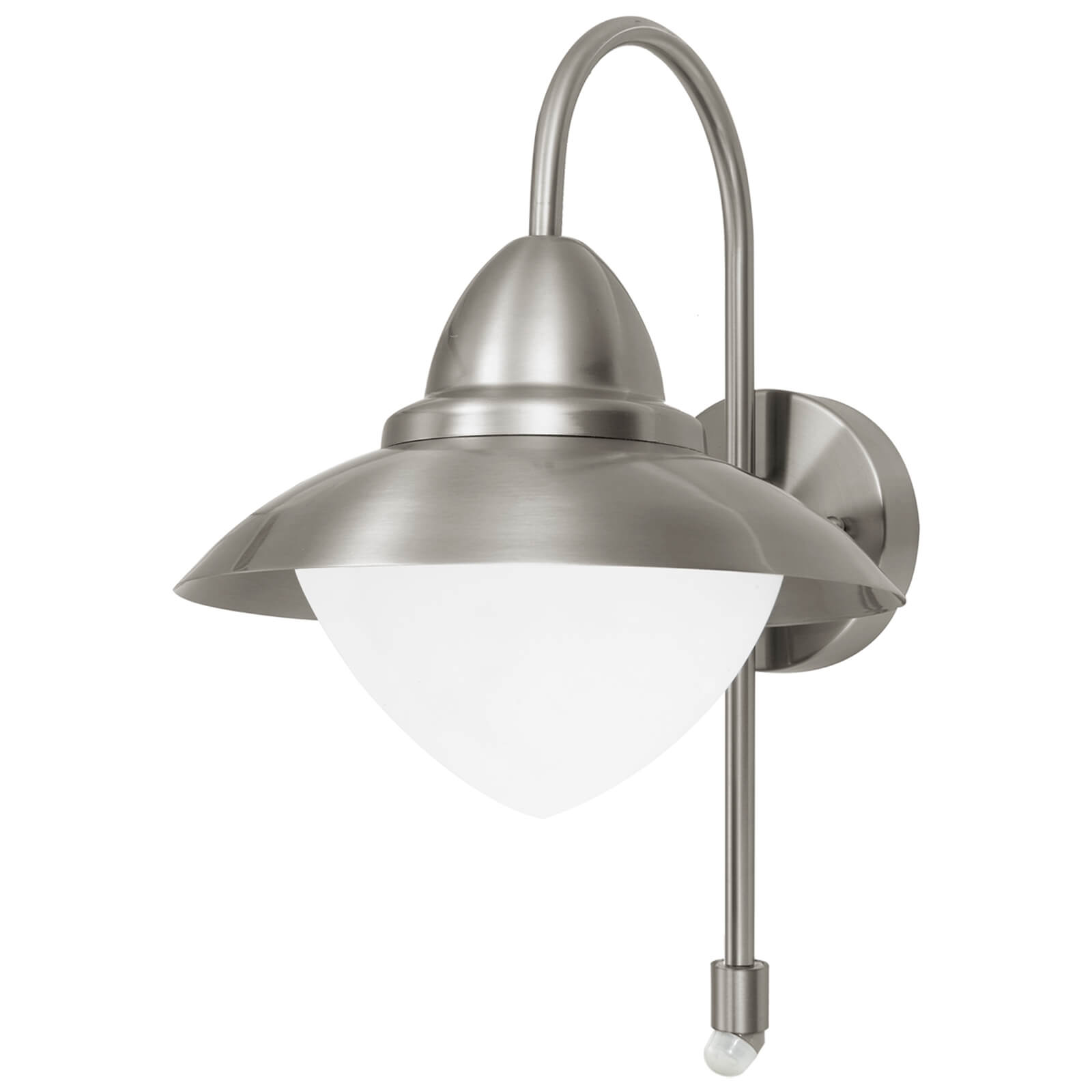 Eglo Sidney Outdoor Wall Light With PIR - Stainless Steel