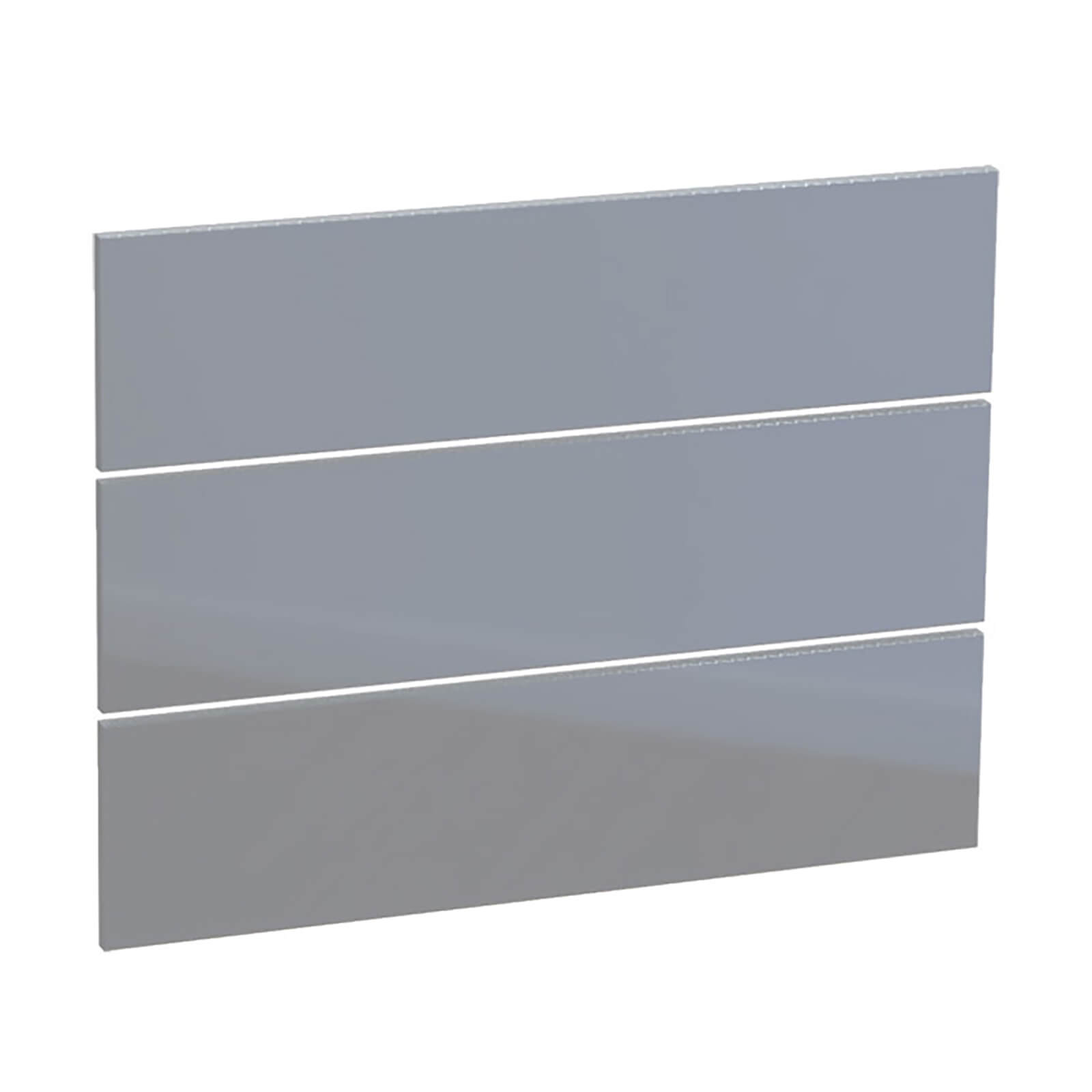 House Beautiful Honest Wide Chest of Drawers Fronts - Gloss Grey