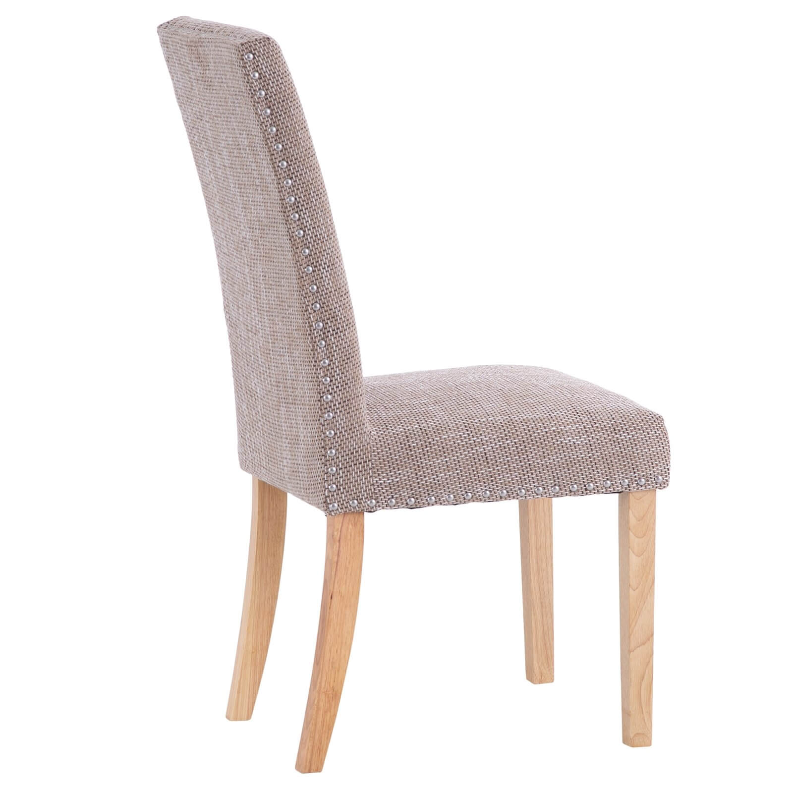 Studded Tweed Dining Chair - Set of 2