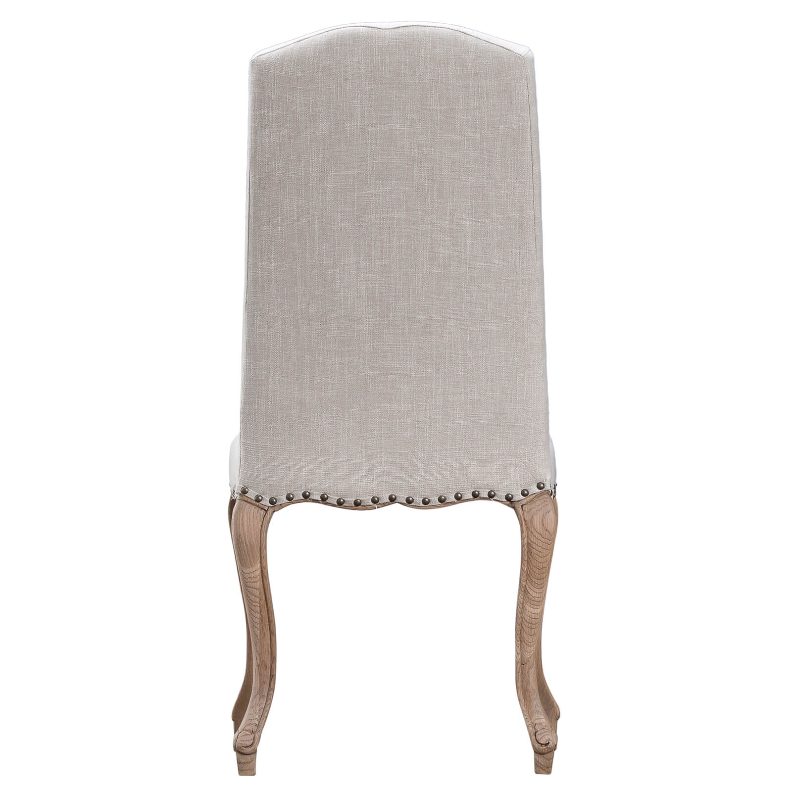 Studded Dining Chair - Set of 2 - Beige