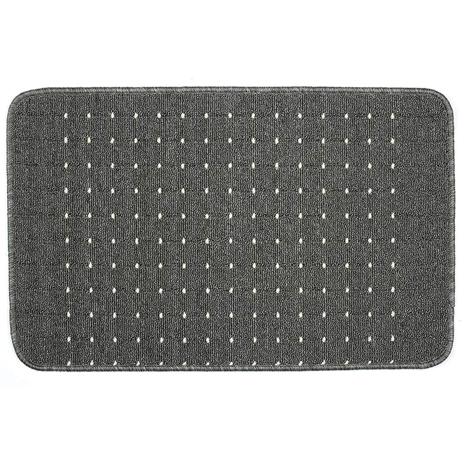 Portland washable mat Lead - 50 x 80cm