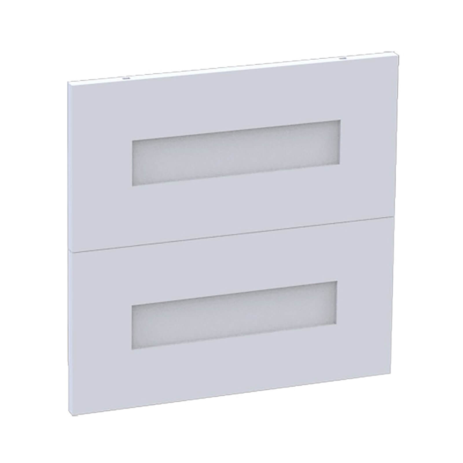 Fitted Bedroom Shaker 2 Drawer Chest Front - White