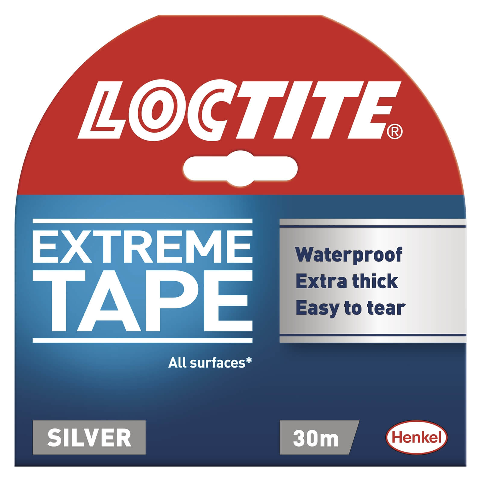 Loctite Extreme Tape 30m Silver