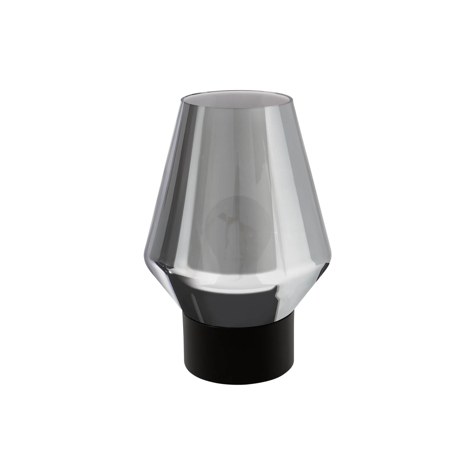 Eglo Verelli Table Lamp - Black & Smoked