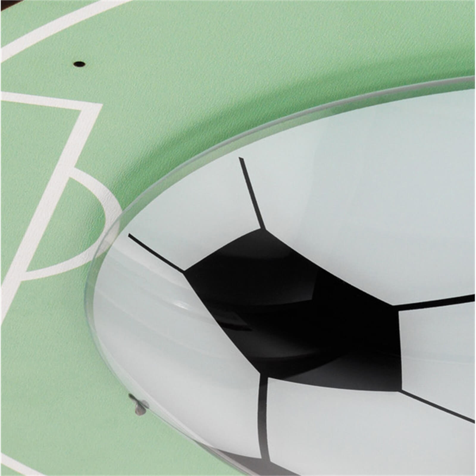 Eglo Tabara Childrens Football Ceiling Light - Green & White