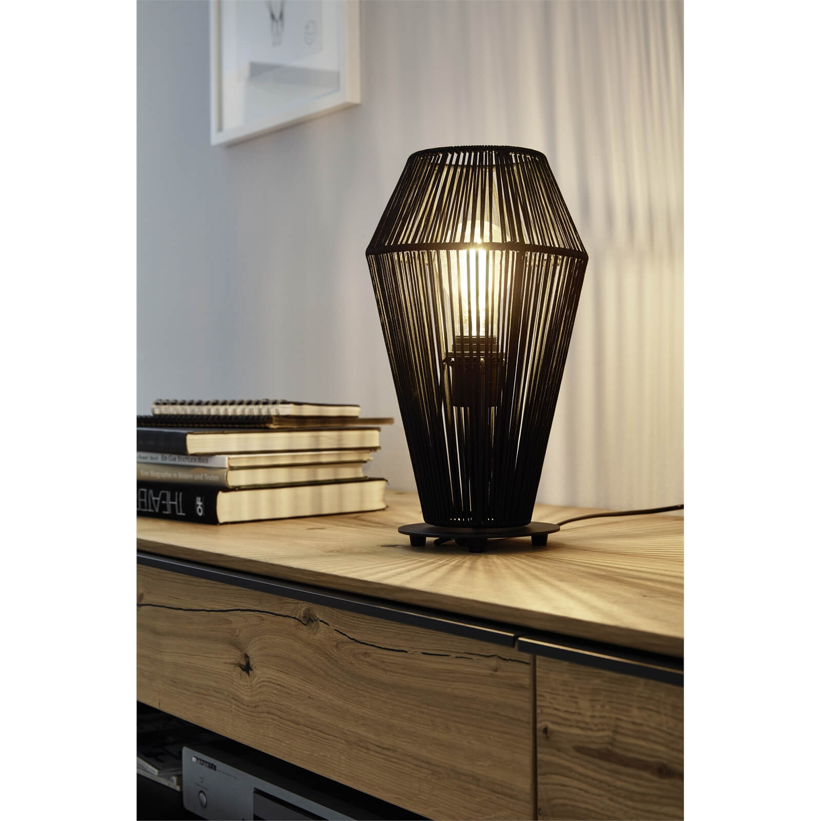 Eglo Palmones Table Lamp - Black
