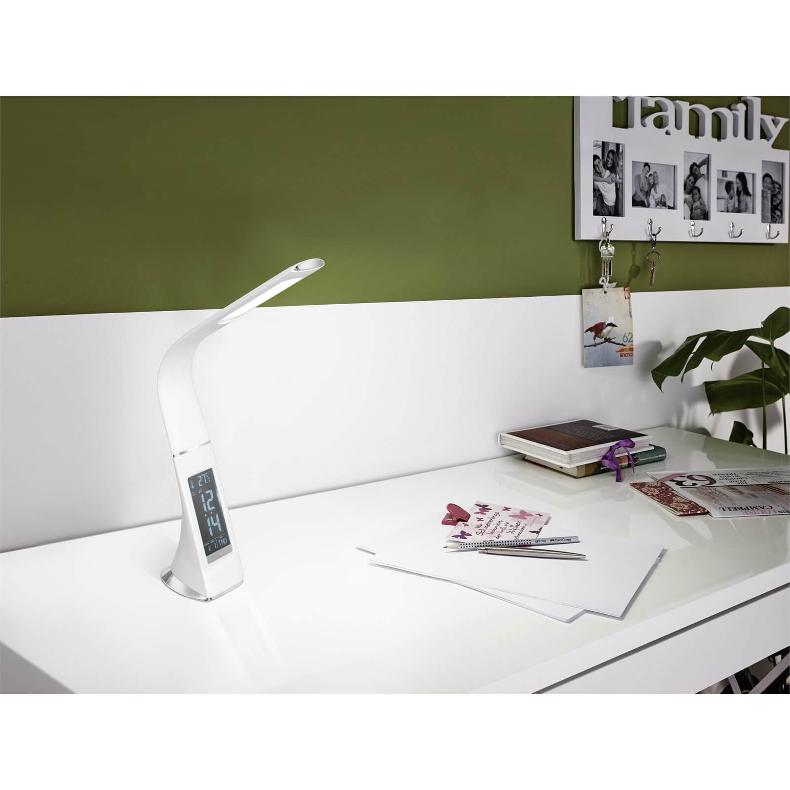 Eglo Cognoli LED Touch Table Lamp - White