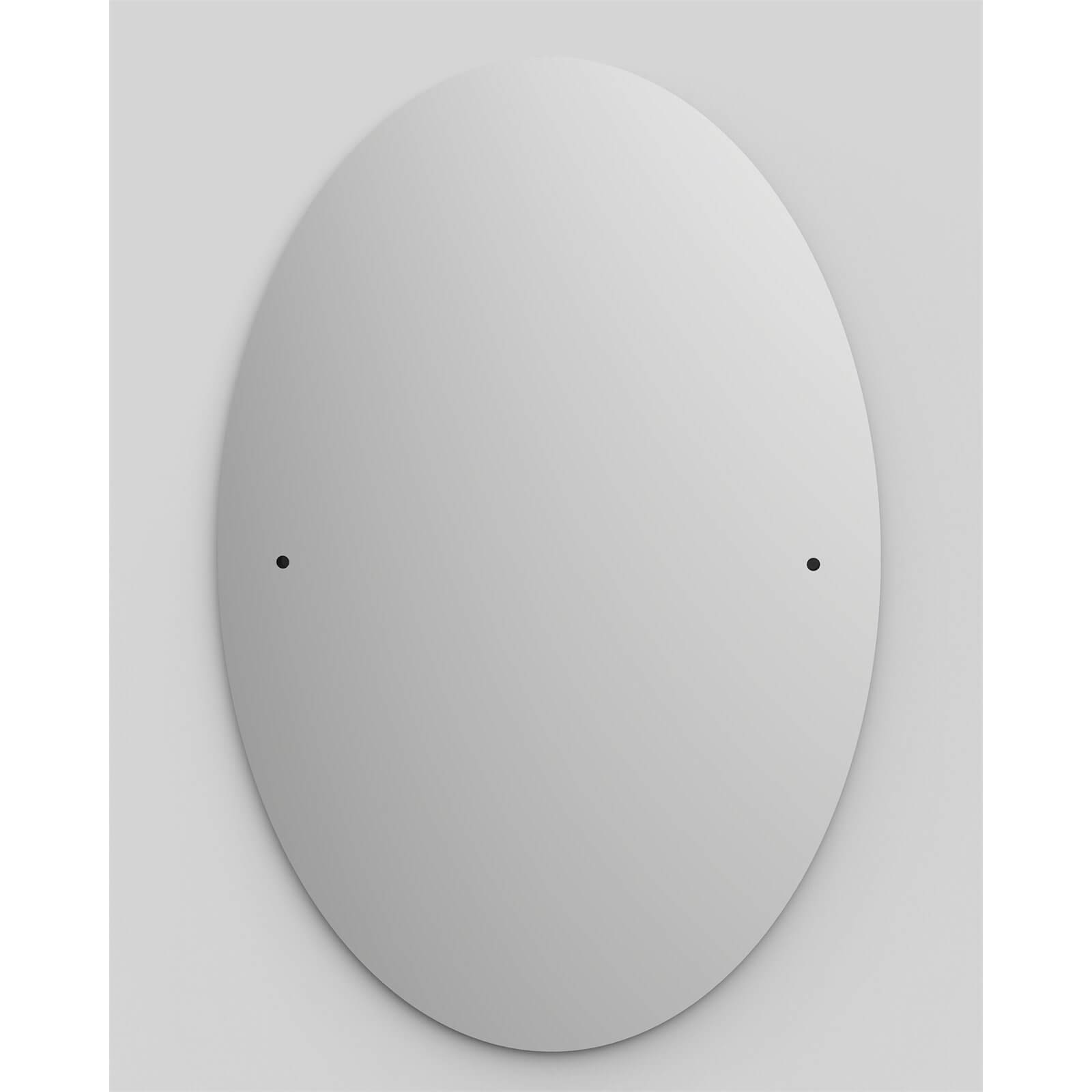 Oval Drilled Mirror - 45x30cm