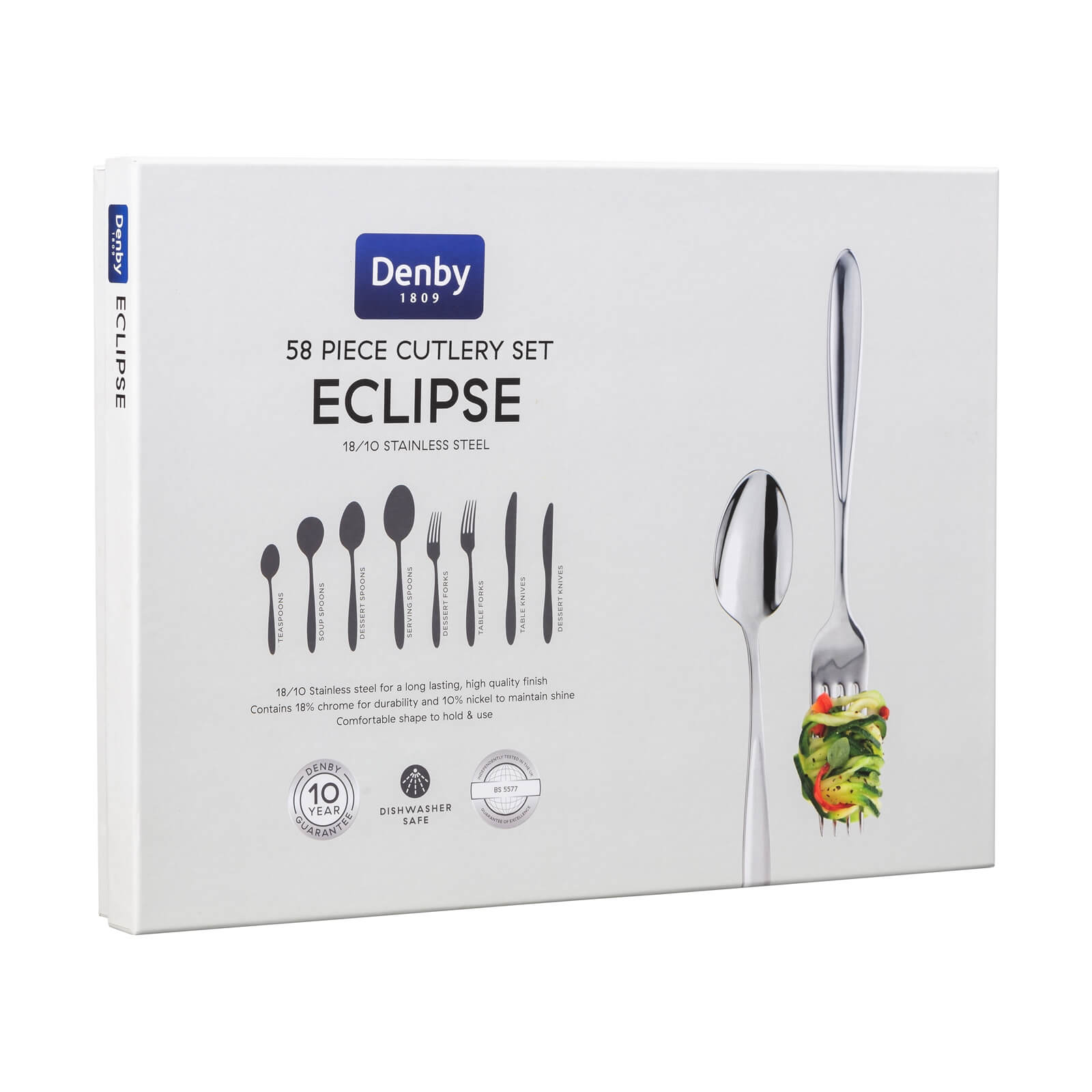 Denby Eclipse Cutlery Set - 58 Pieces