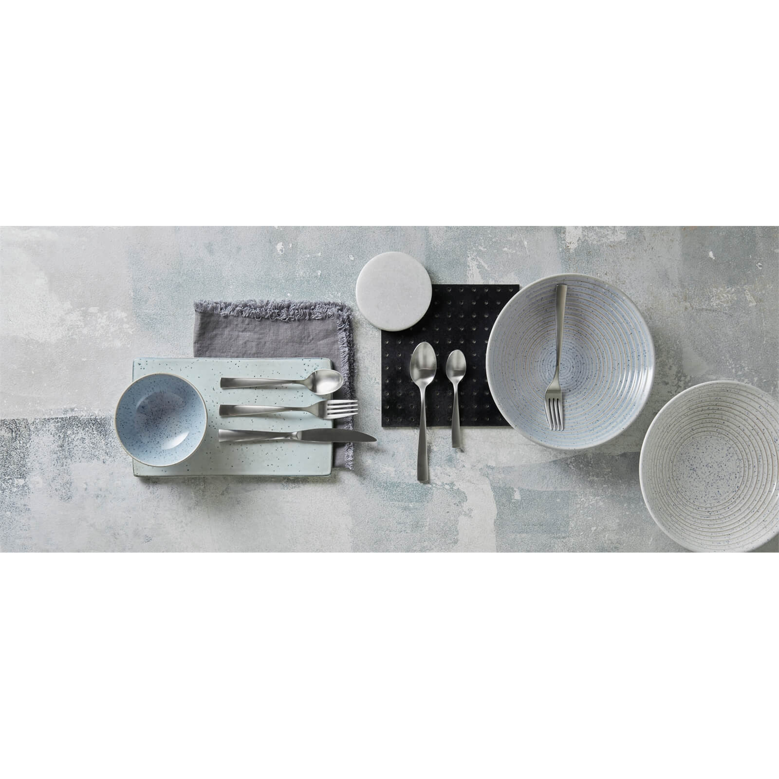 Denby Satin Cutlery Set - 44 Pieces