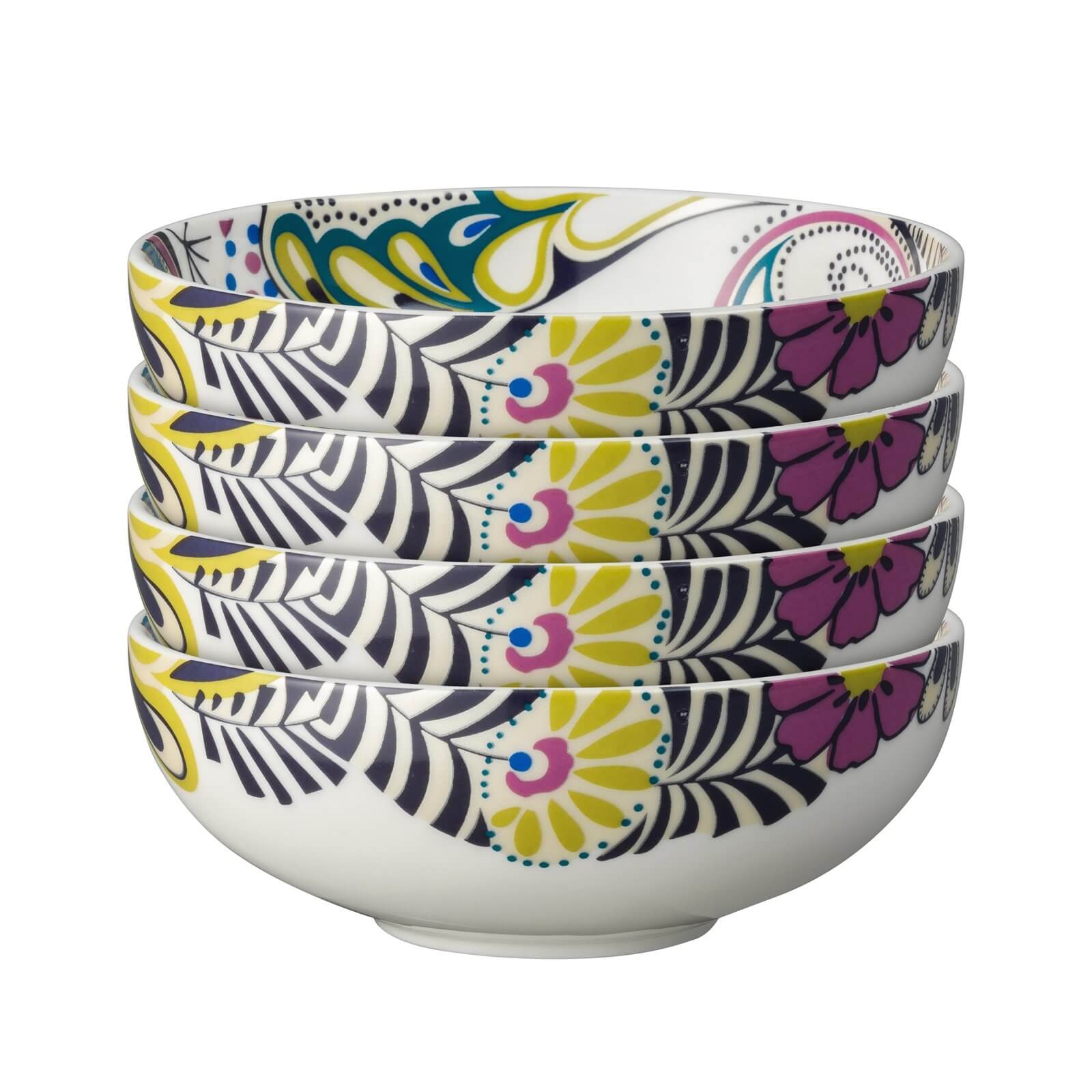 Denby Monsoon Cosmic Cereal Bowls - 4 Piece Set
