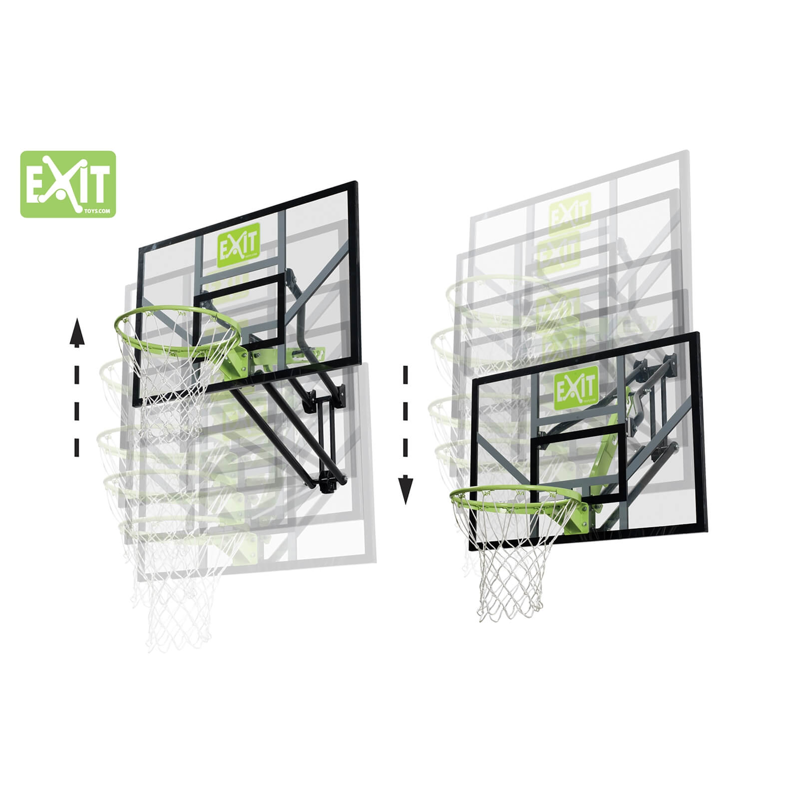 Exit Galaxy Basketball Wall Mount Basket