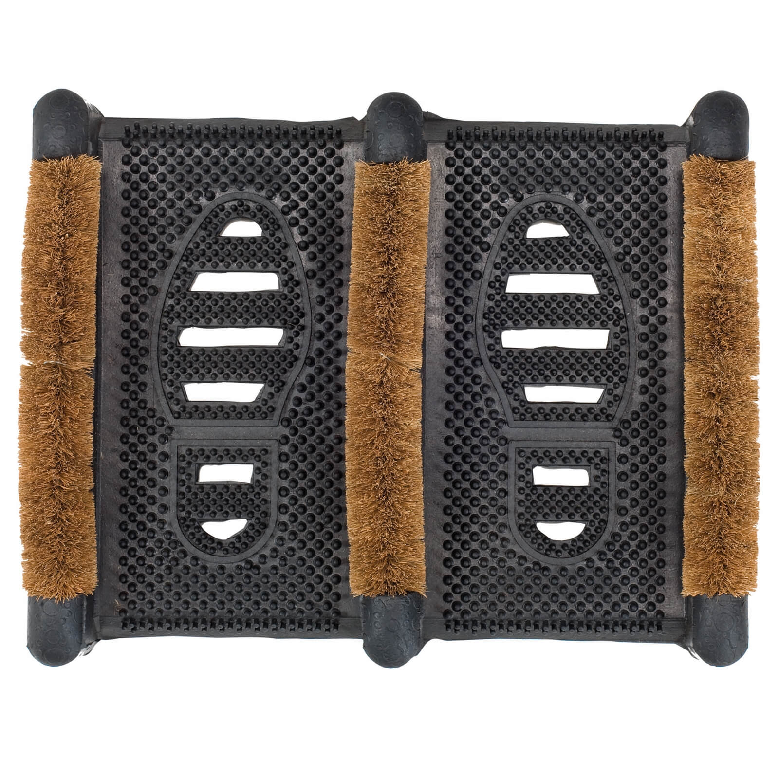 Rubber bootscraper doormat Homebase