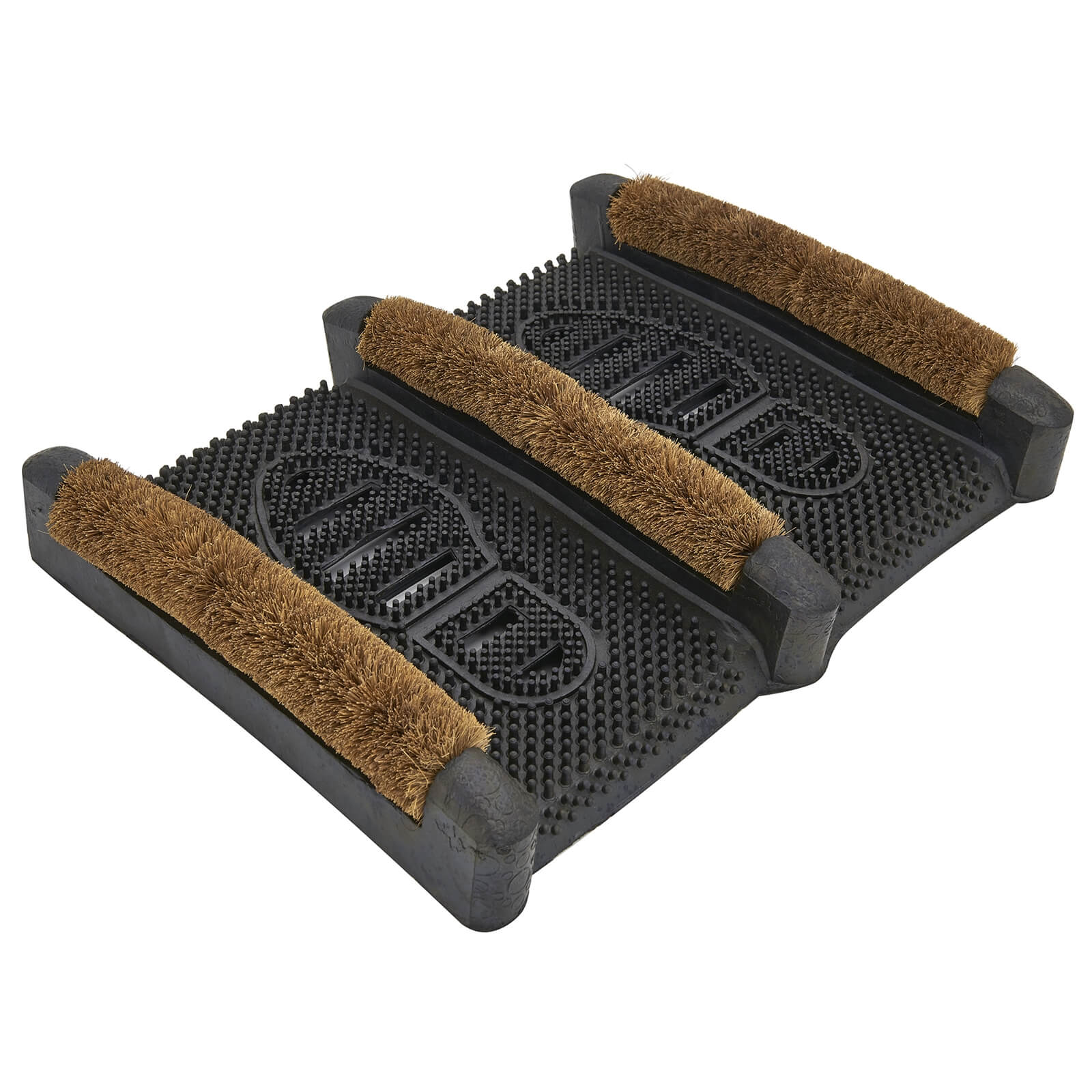 Rubber bootscraper doormat Homebase