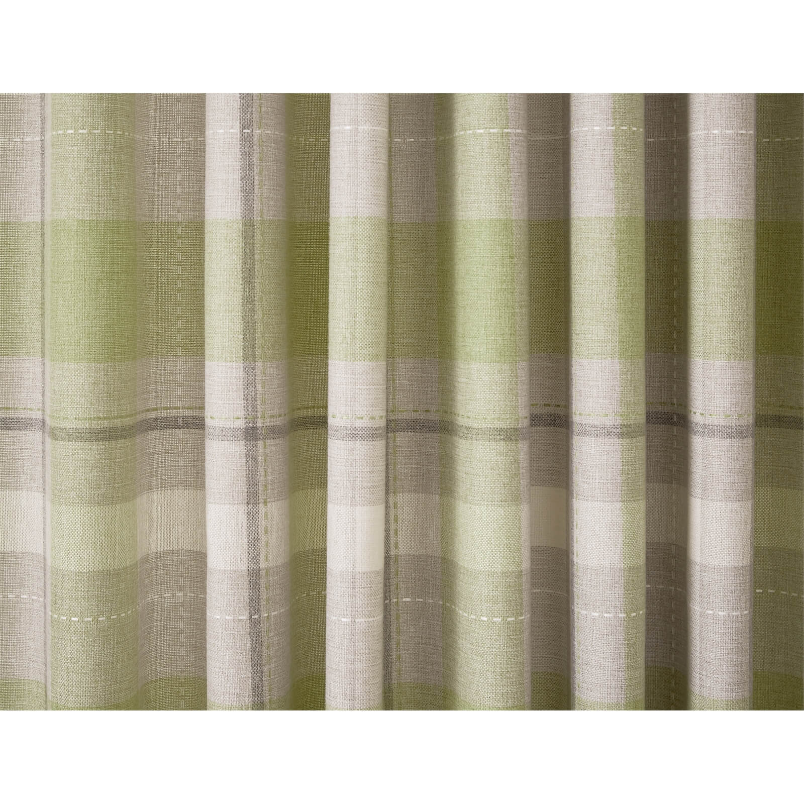 Helena Springfield Nora Lined Curtains 66 x 72 - Willow