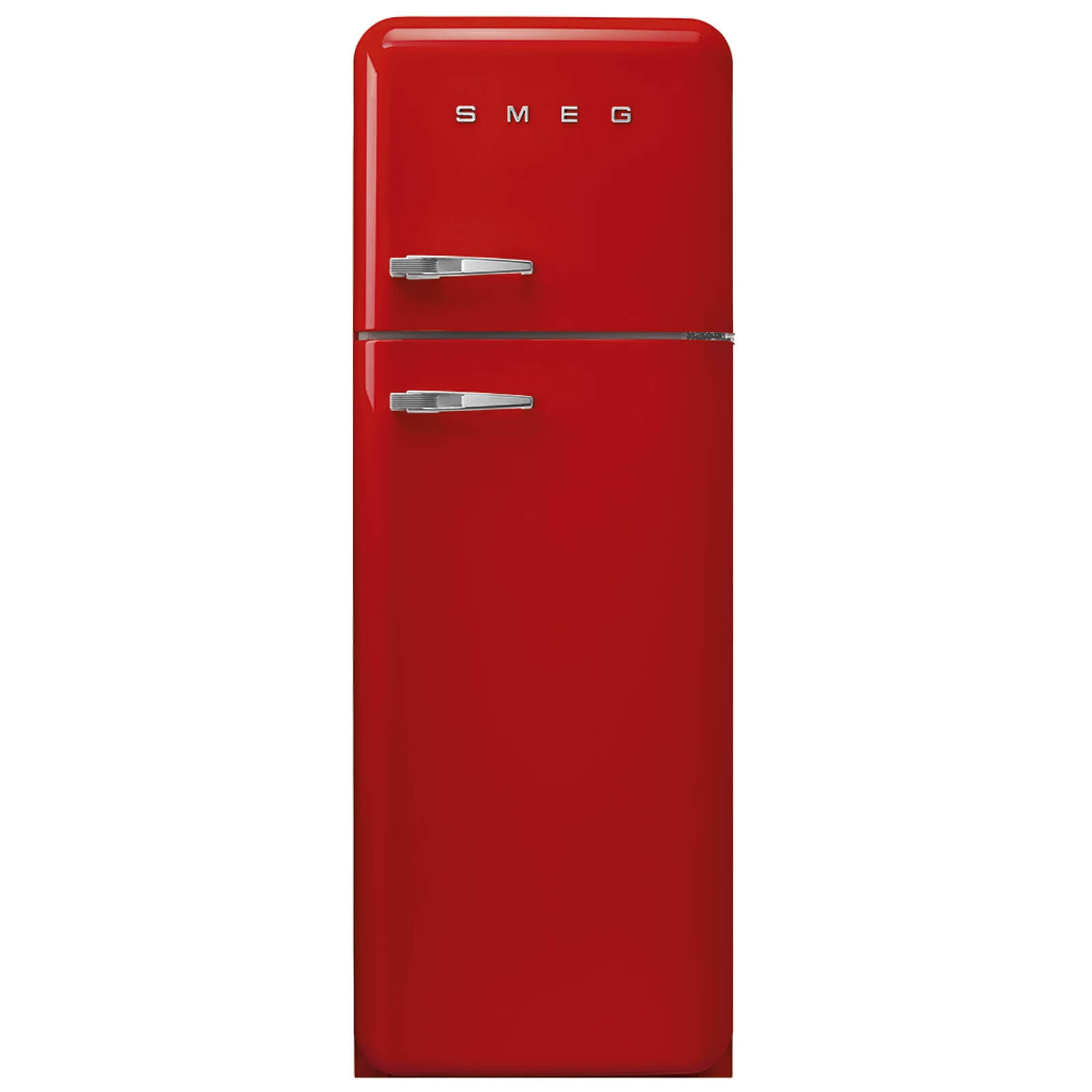 Smeg FAB30RRD3UK 60cm 50's Style Freezer Over Fridge - Red - Right Hand Hinged