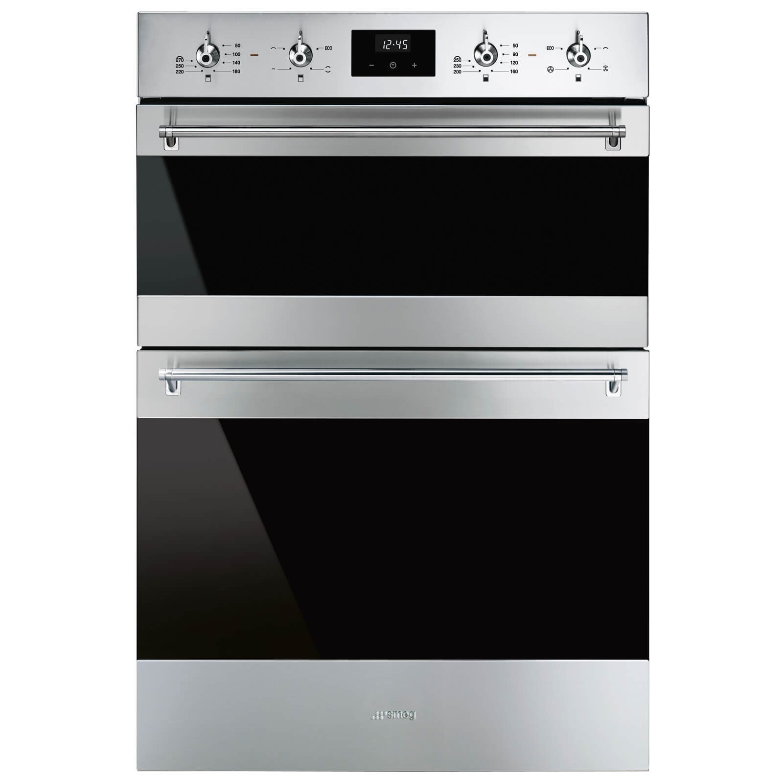 Smeg DUSF6300X 60cm Classic Stainless Steel and Eclipse Glass Double Under Counter Oven