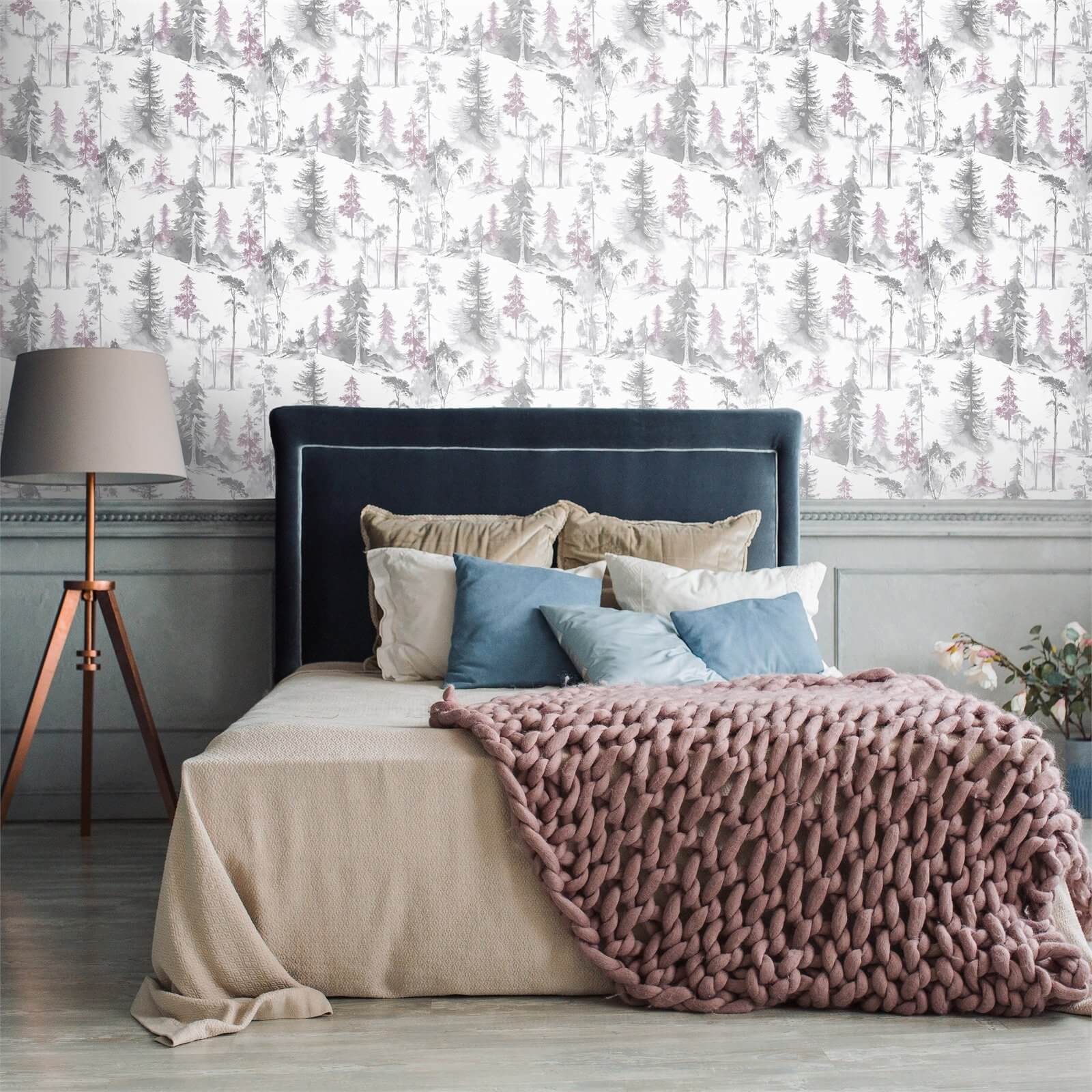 Superfresco Easy Mystical Forest Lilac Paste the Wall Wallpaper