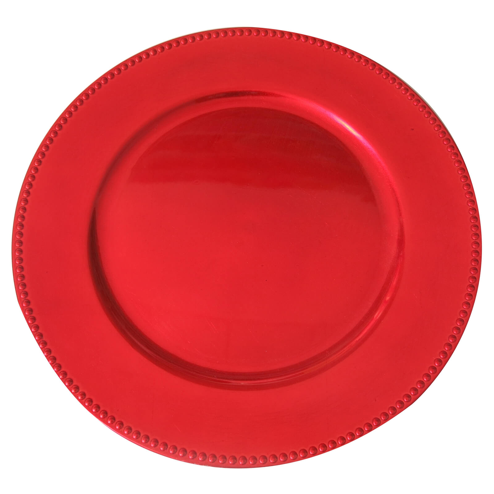 Charger Plate - Red