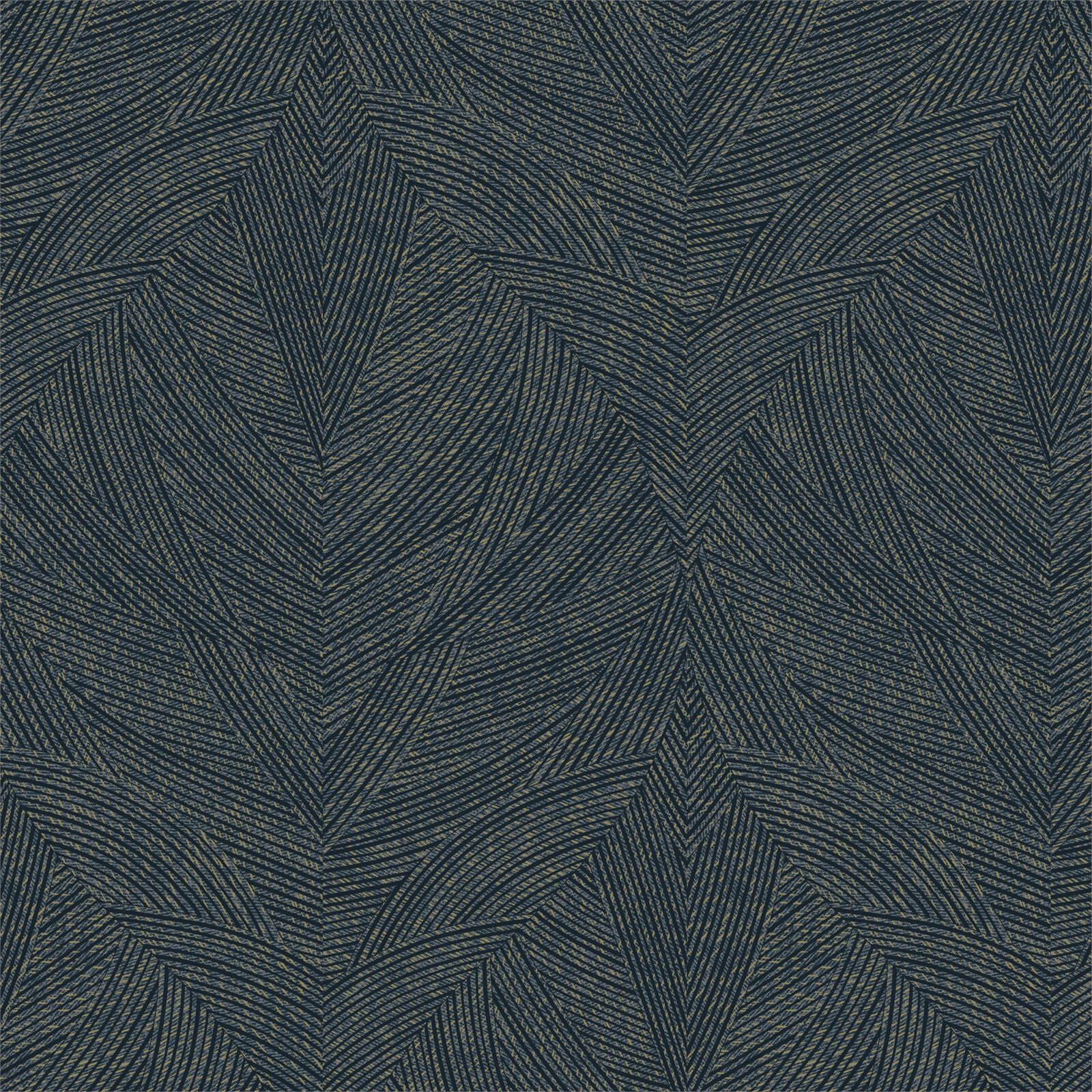 Holden Decor Toluca Geometric Textured Metallic Navy Wallpaper