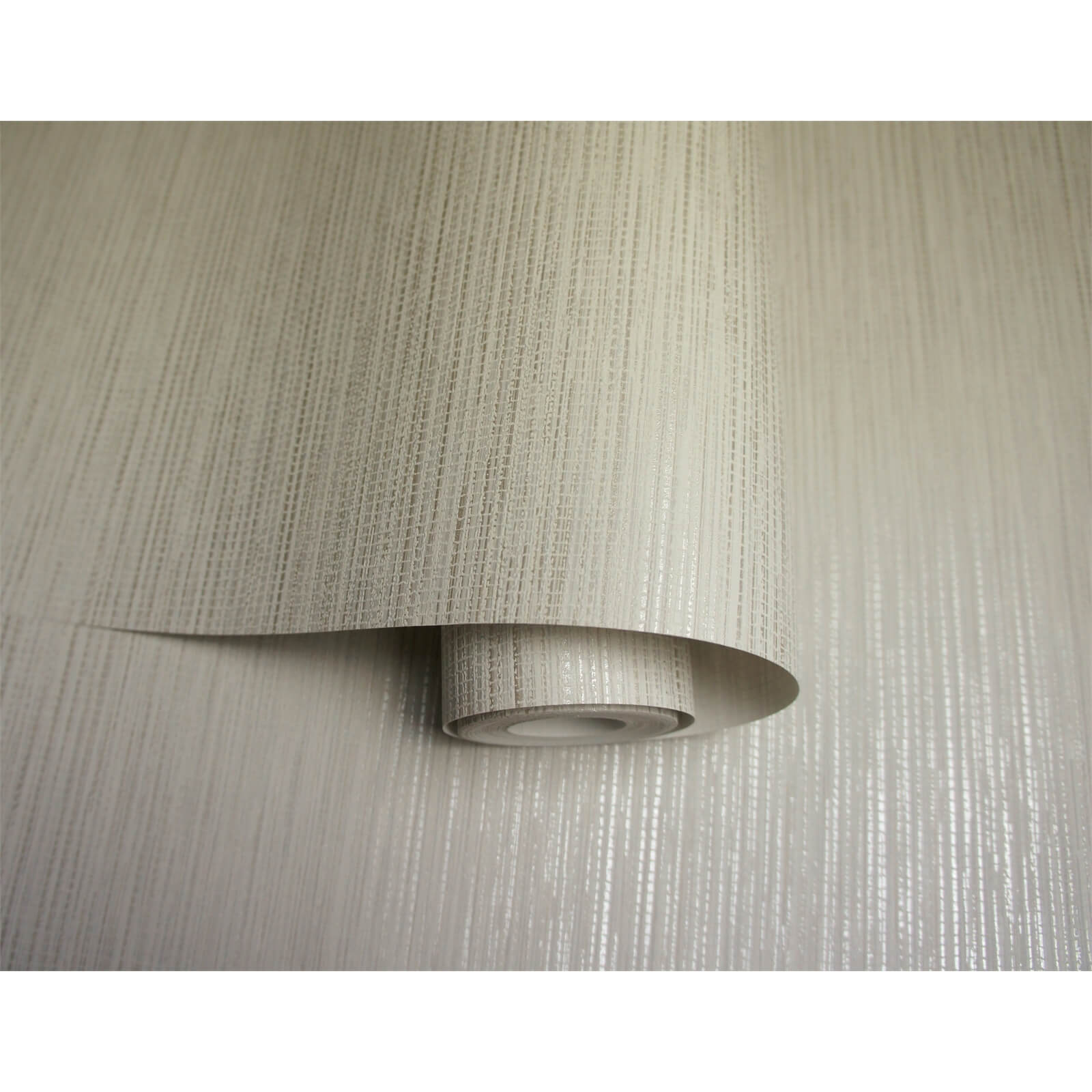 Holden Decor Bambara Plain Textured Metallic Taupe Wallpaper