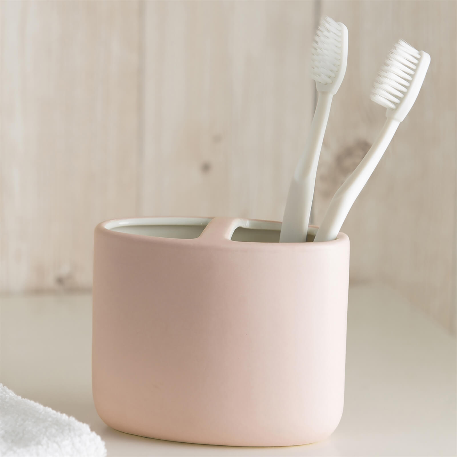 Matte Pale Pink Toothbrush Holder