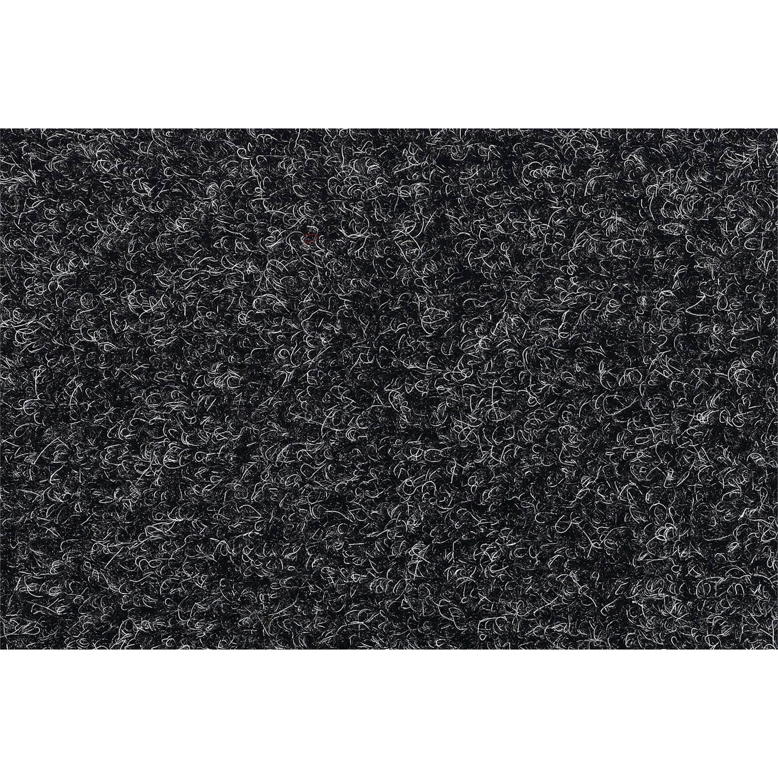 Synthetic fine coir matting Anthracite 100 x 200cm Homebase