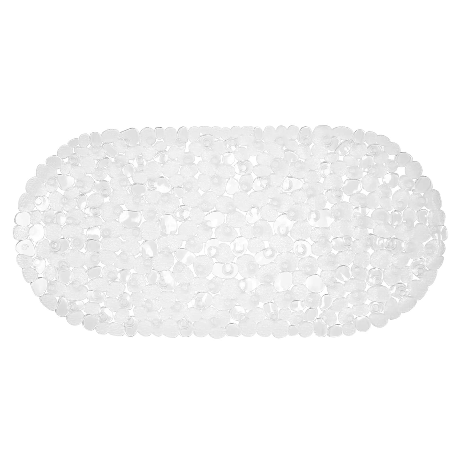 PVC Pebble Bath Mat - Clear