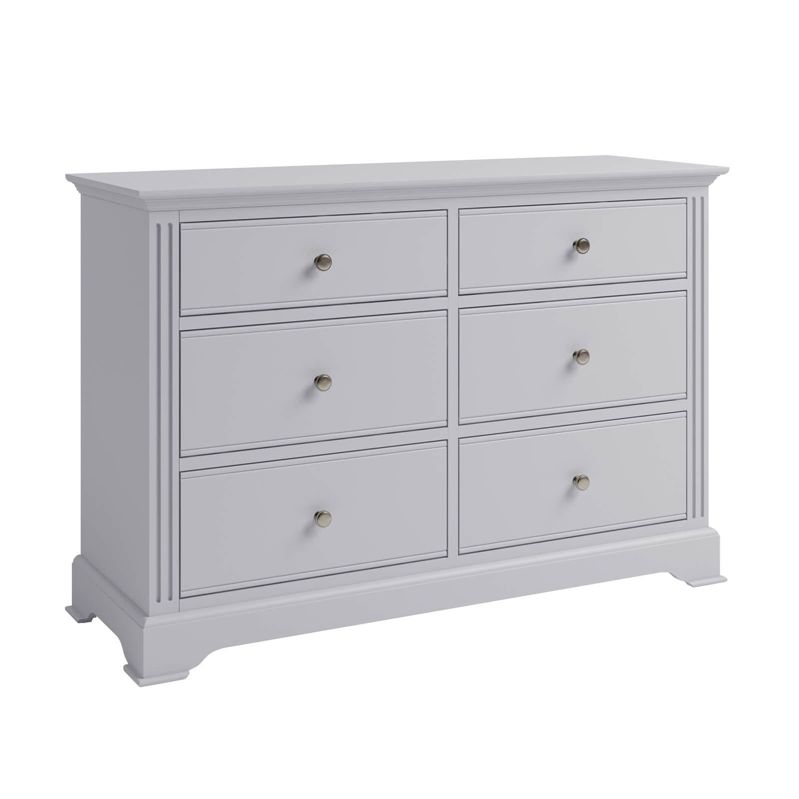 Camborne 6 Drawer Chest of Drawers - Grey