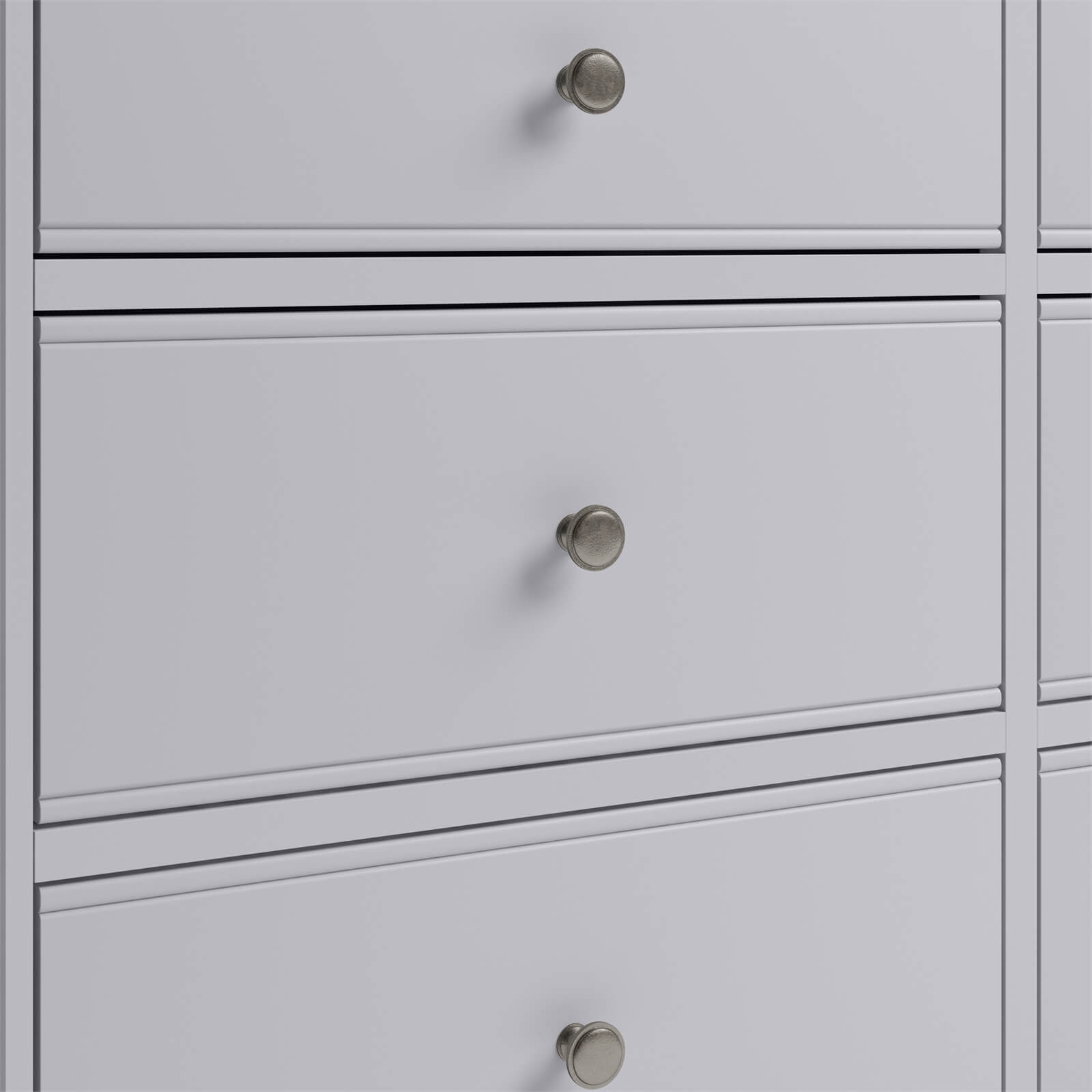 Camborne 6 Drawer Chest of Drawers - Grey