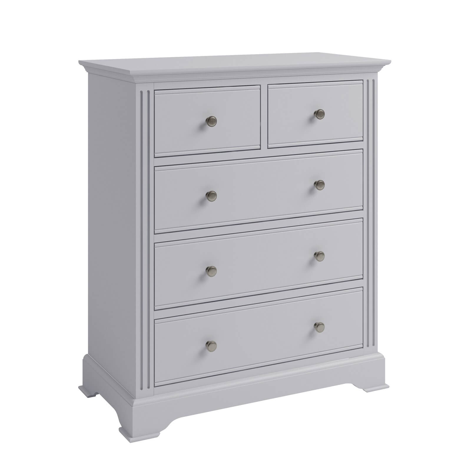 Camborne 2 Over 3 Chest of Drawers - Grey