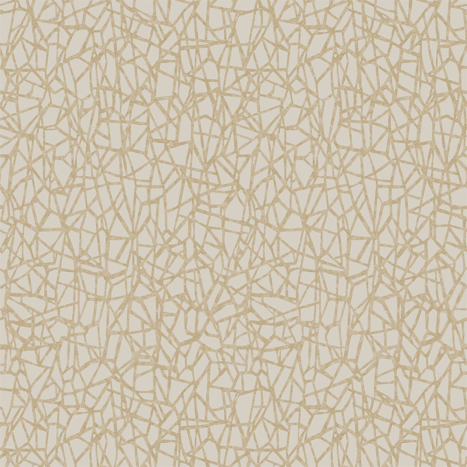 Holden Decor Sakkara Geometric Textured Metallic Cream Wallpaper