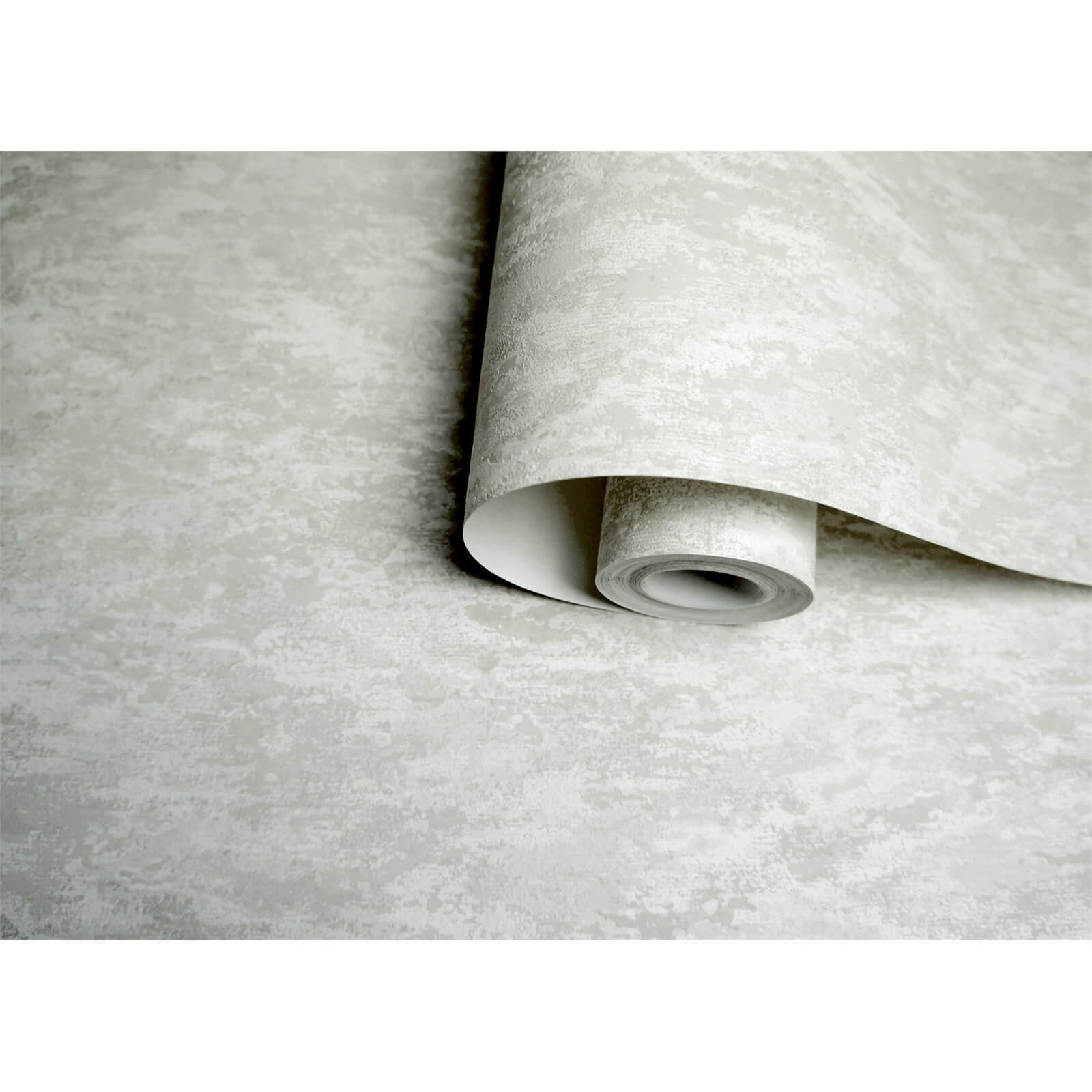 Holden Decor Pacaya Plain Textured Metallic Grey Wallpaper