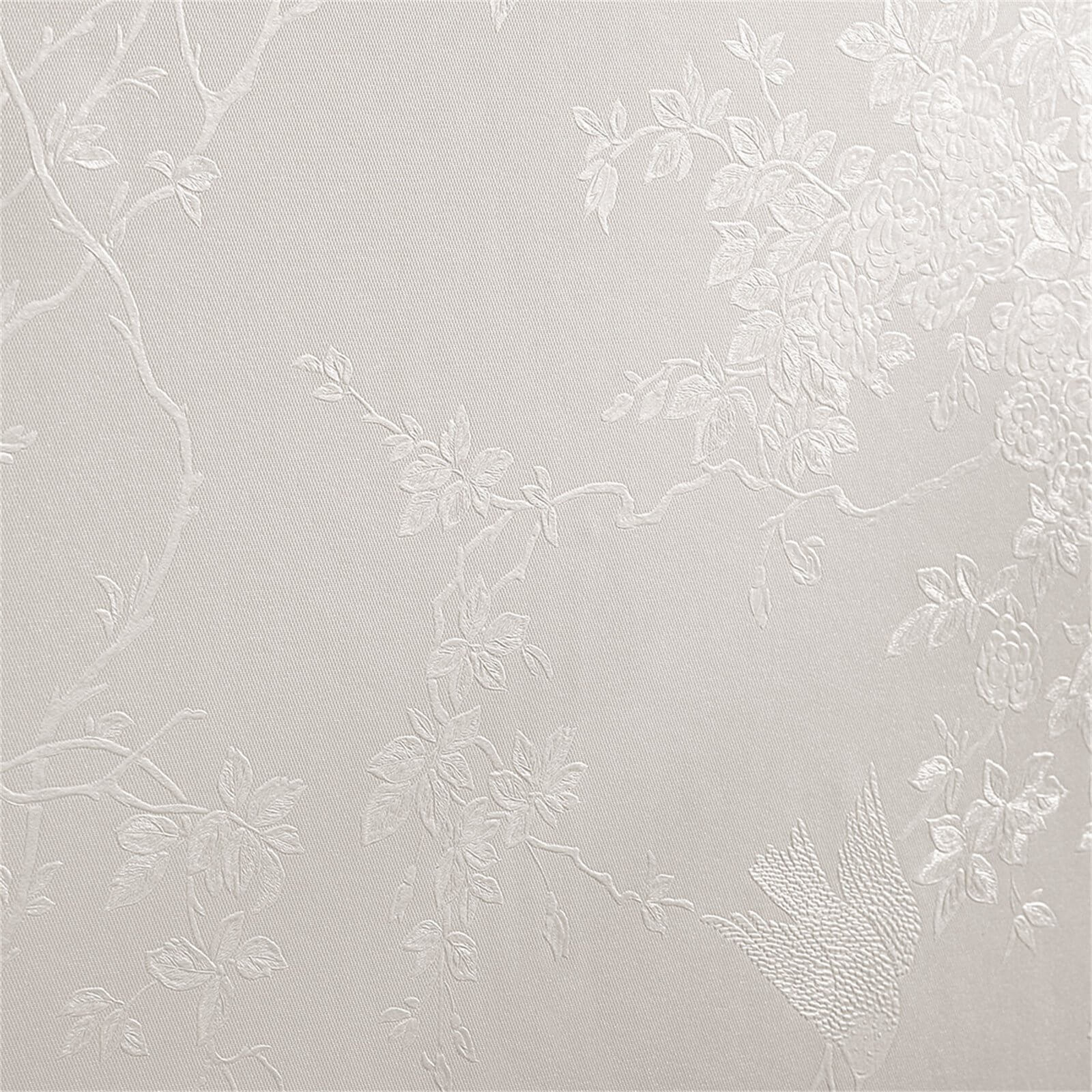 Superfresco Spring Blossom White Shimmer Wallpaper
