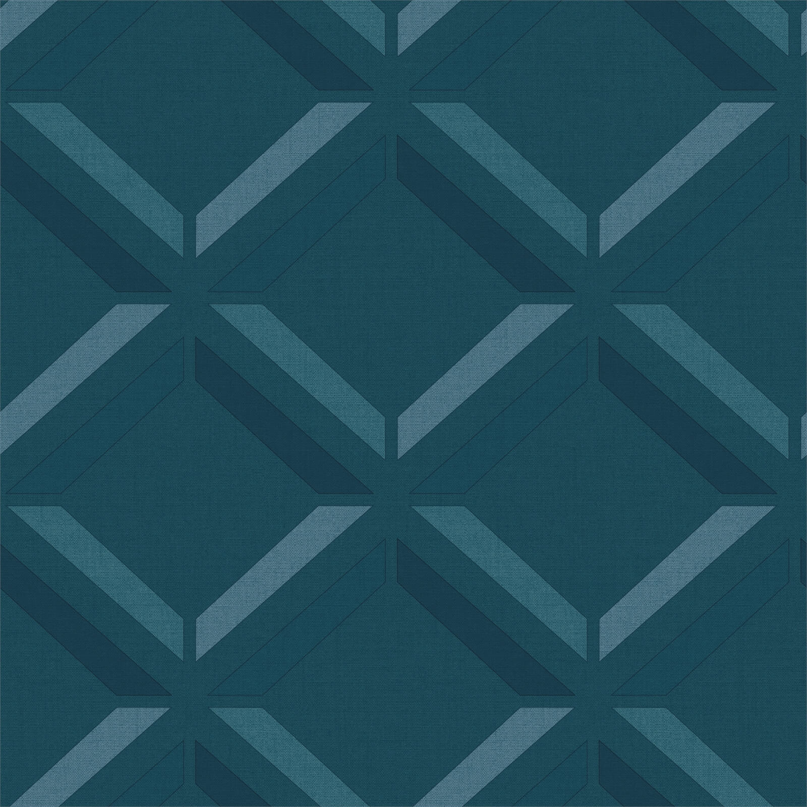 Holden Decor Lana Geometric Smooth Glitter Teal Wallpaper