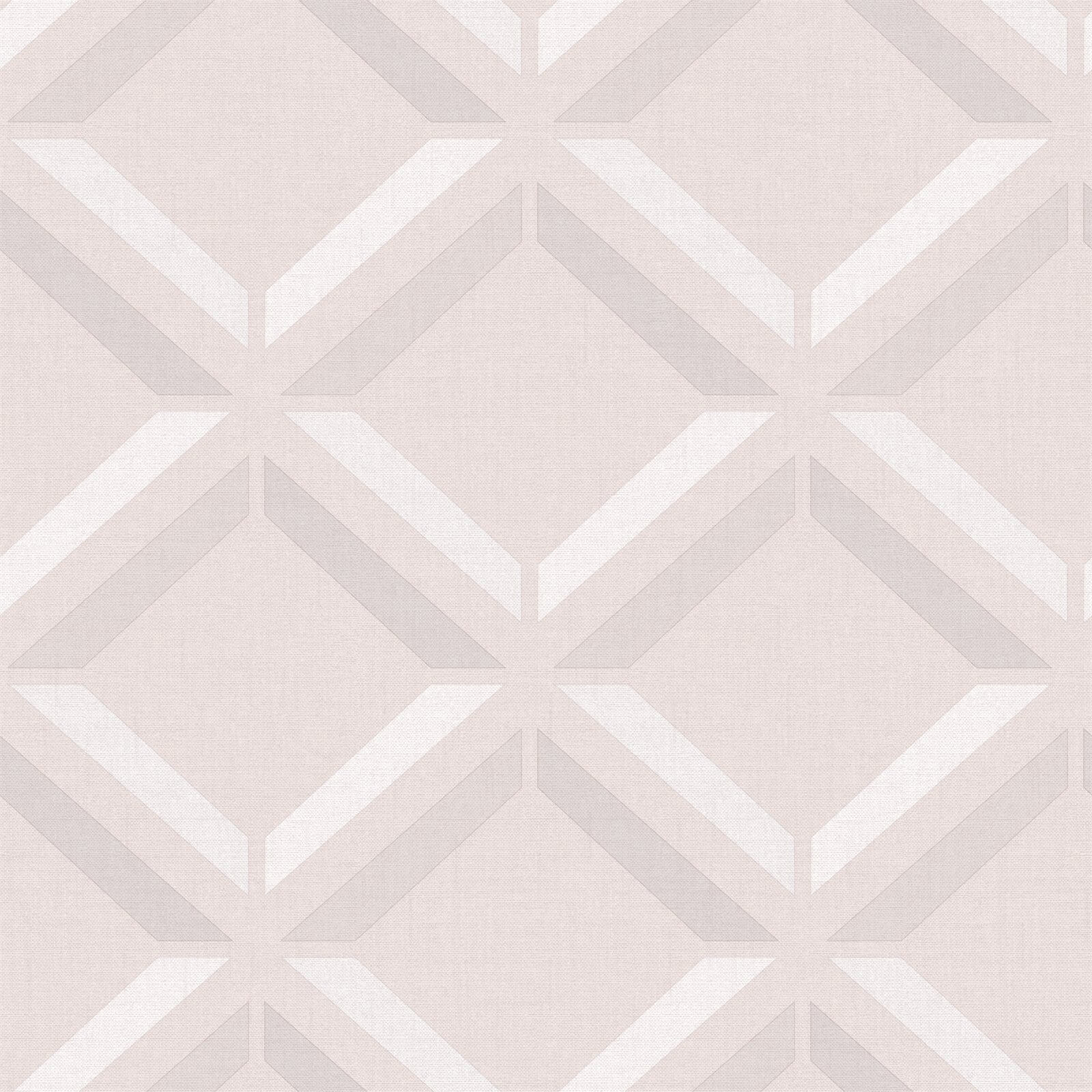 Holden Decor Lana Geometric Smooth Glitter Pink Wallpaper