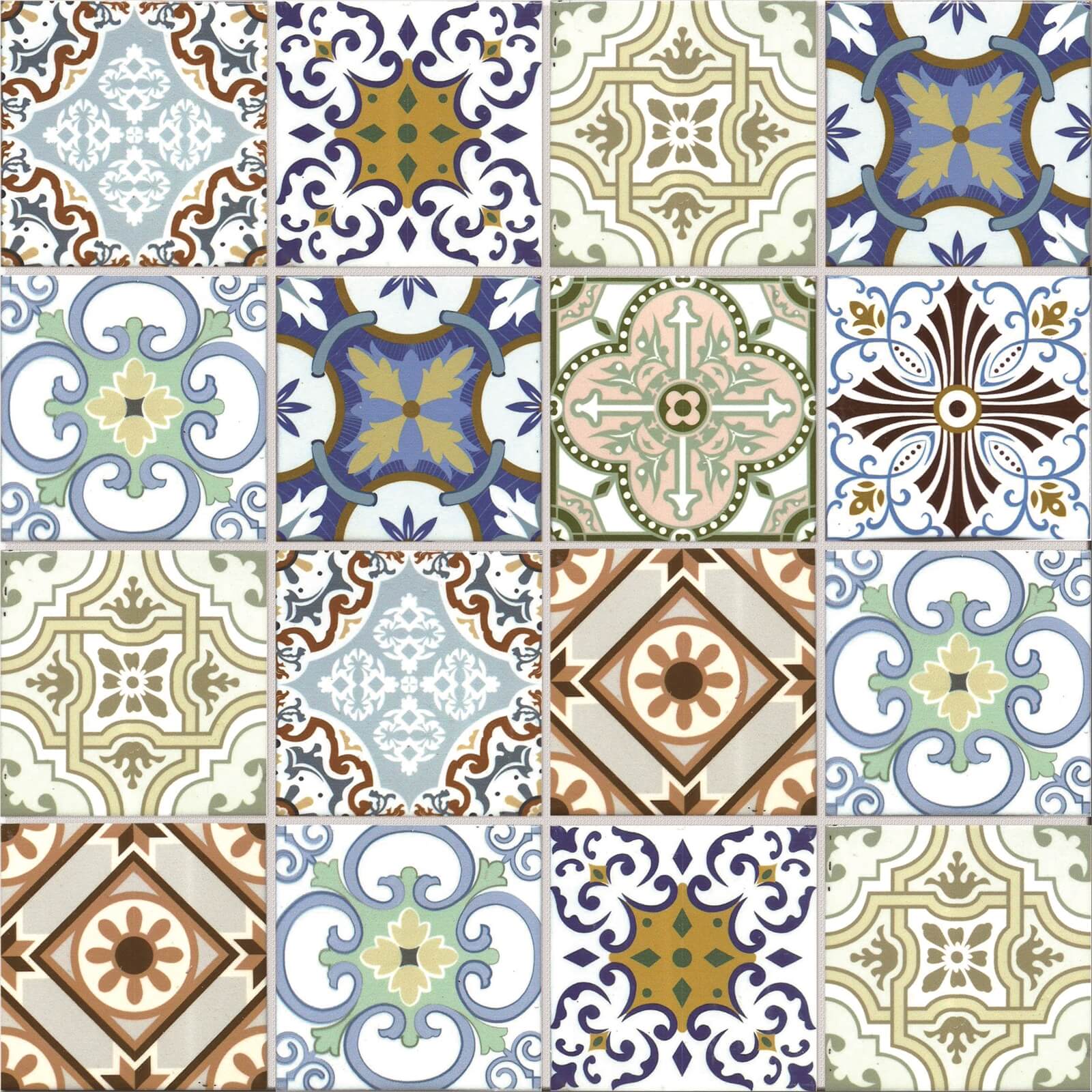 House of Mosaics Geo Moroccan Large Mosaic Tile (Sample Only) - 150 x 110mm