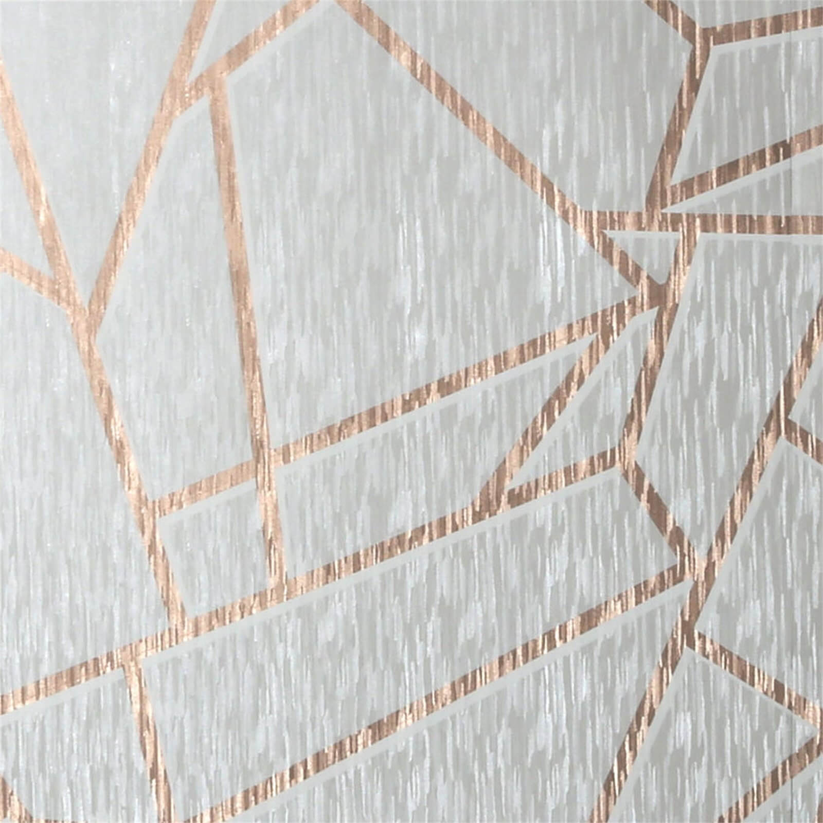 Sublime Theia Geo Mist & Rose Gold Wallpaper