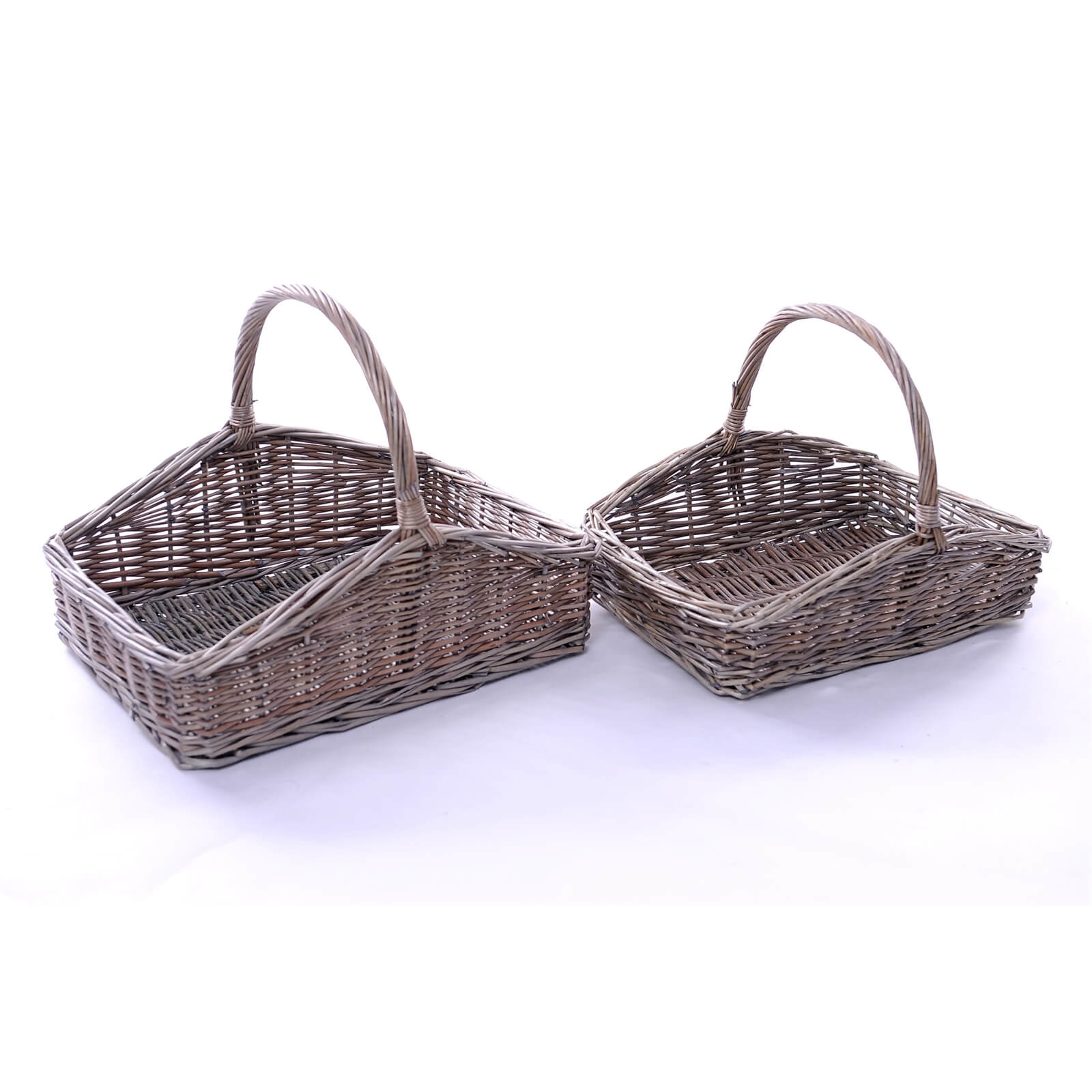 Set of 2 Wicker Gardeners' Baskets