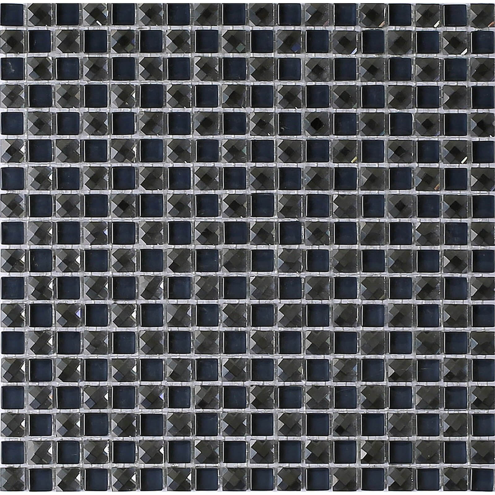 House of Mosaics Black Jewel Mosaic Tile (Sample Only) - 150 x 110mm