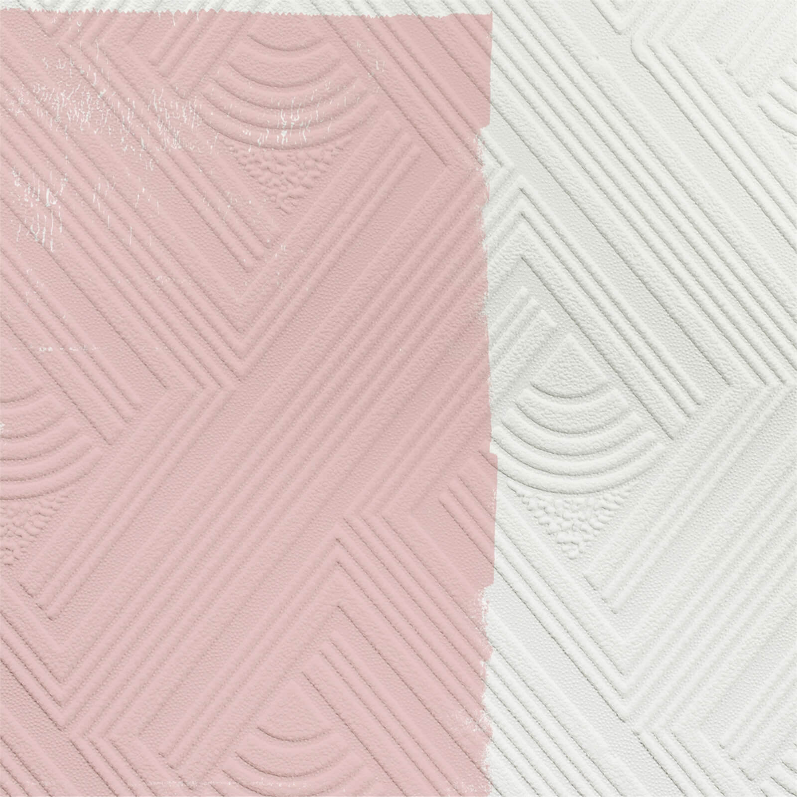 Superfresco Geometric Paintable Wallpaper