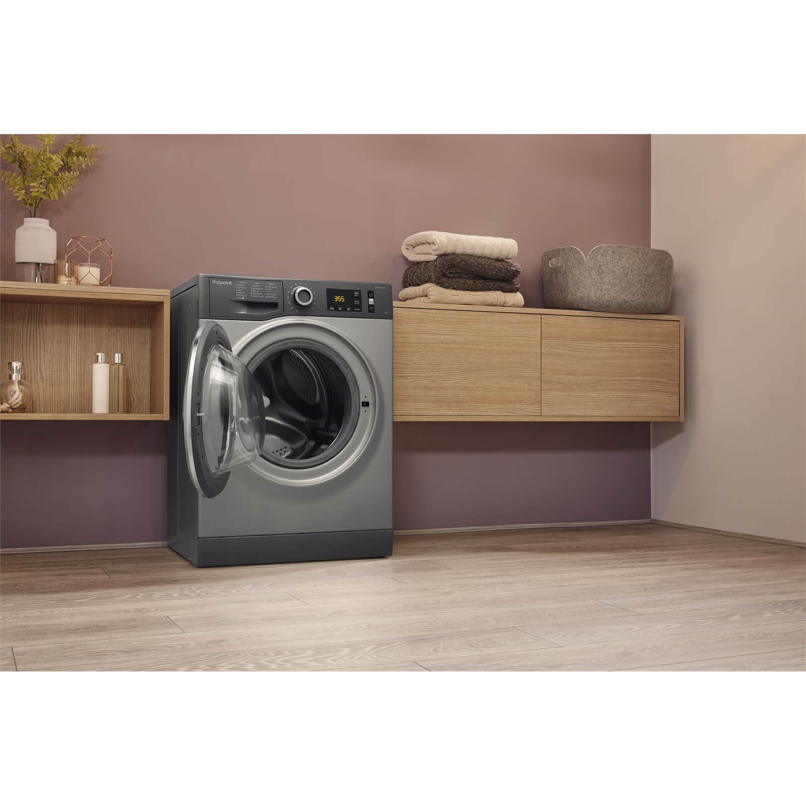 Hotpoint ActiveCare NM11 946 GC A Washing Machine - Graphite