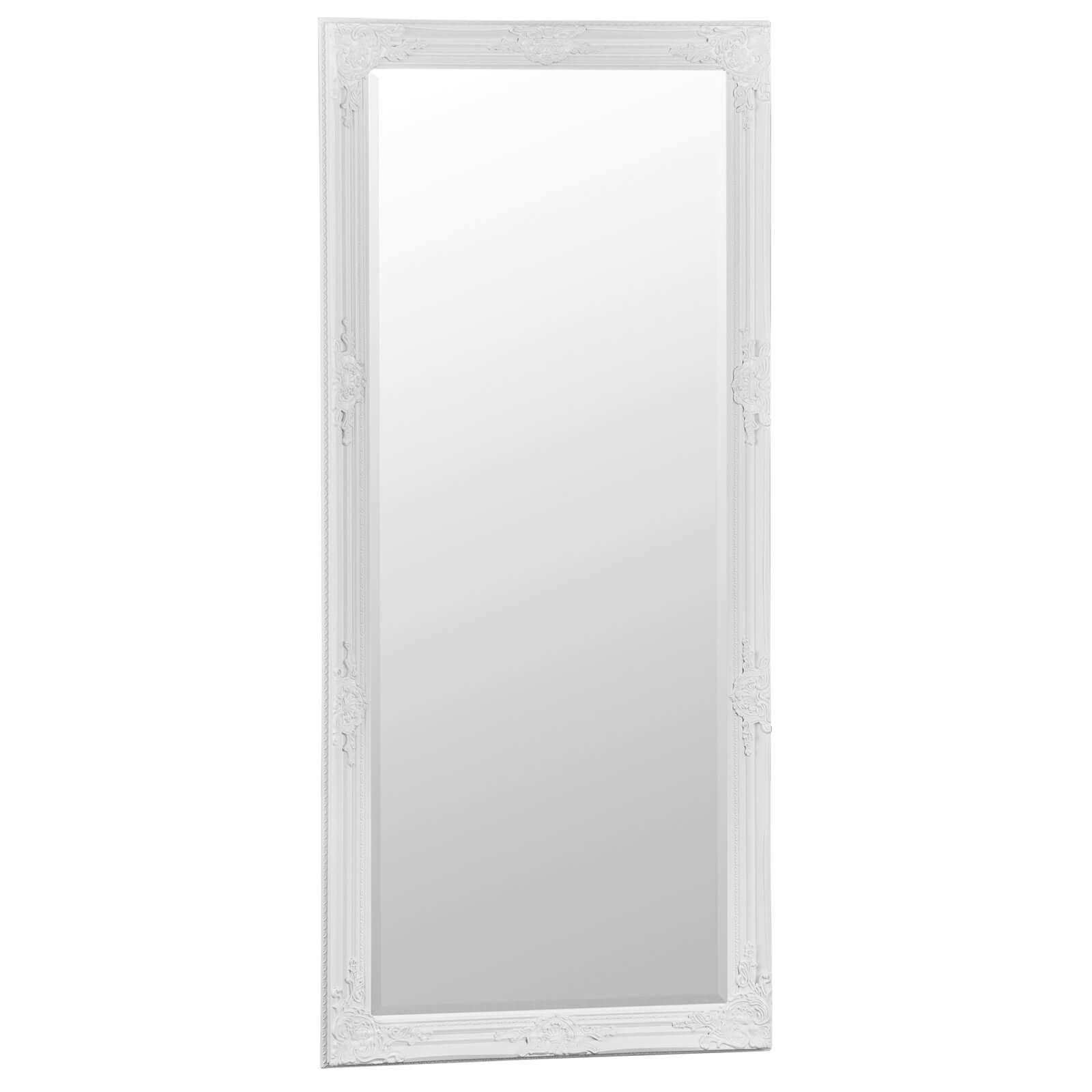 Valencia Large White Accent Mirror